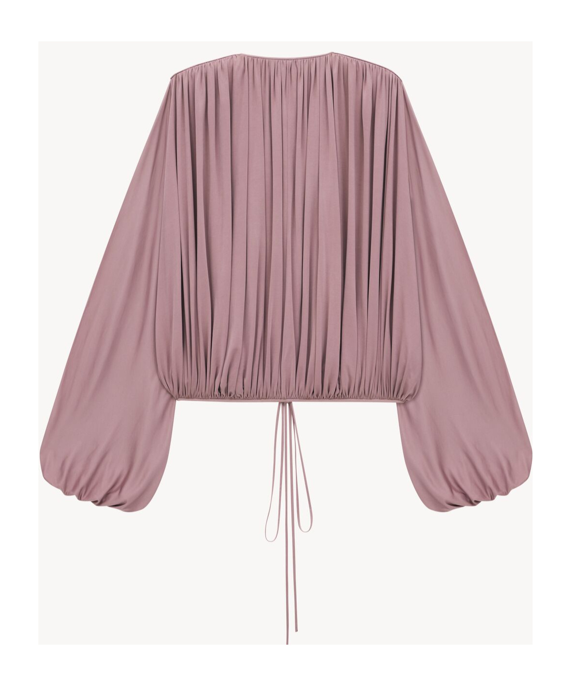 Saint Laurent Blouse In Knit In Pink