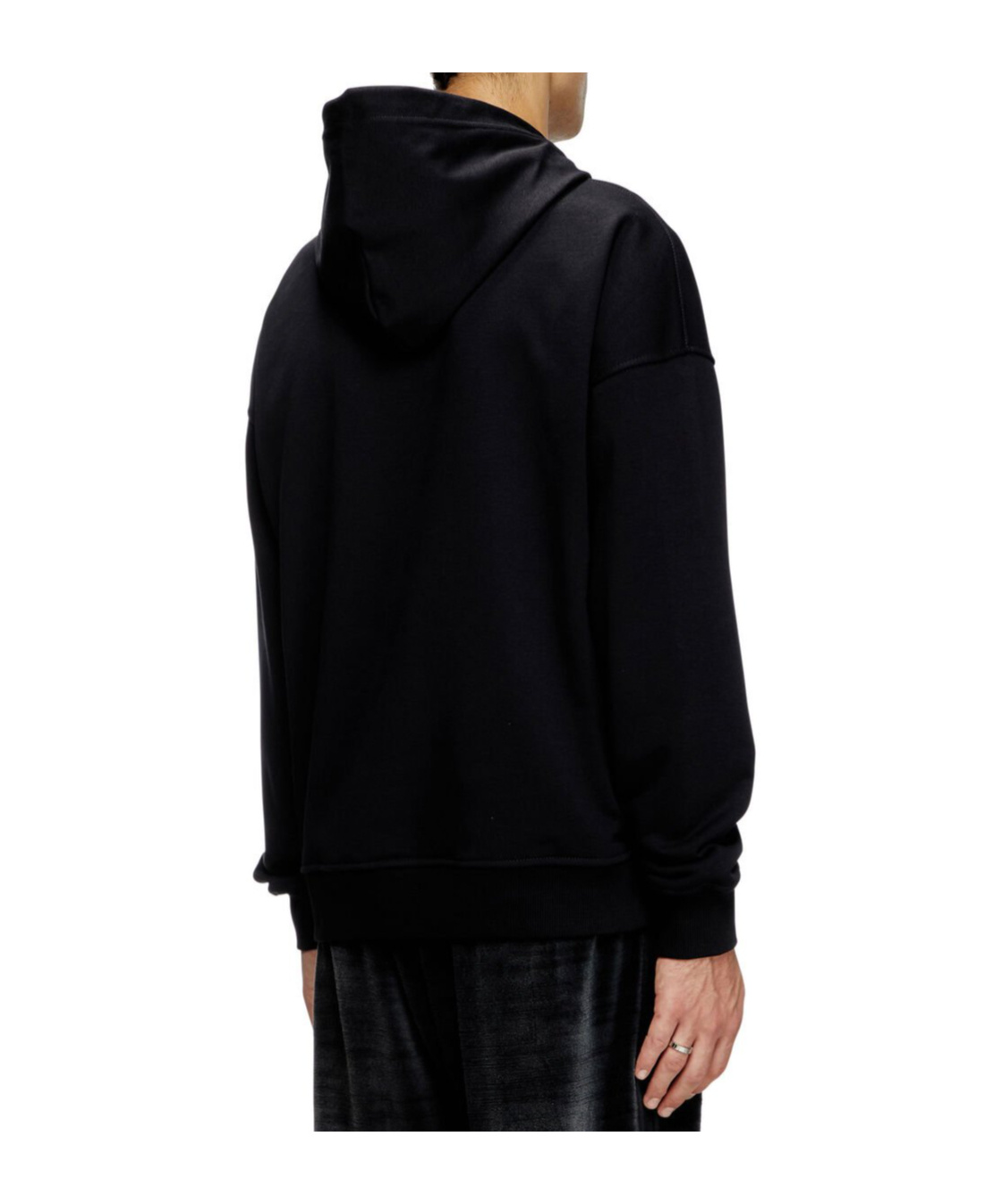 Diesel Long-sleeved Sweater In Black