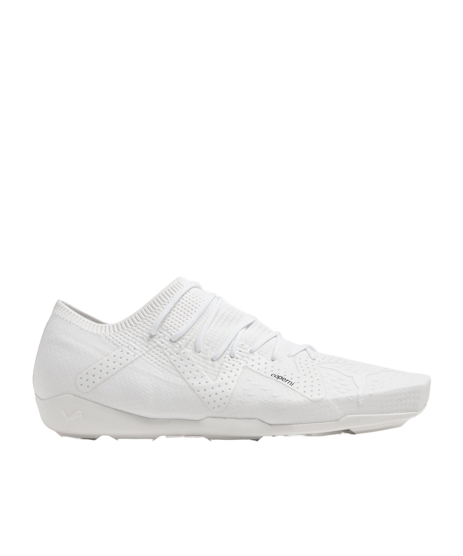 Coperni Minimalist White Sneakers With Unique Square Toe In White