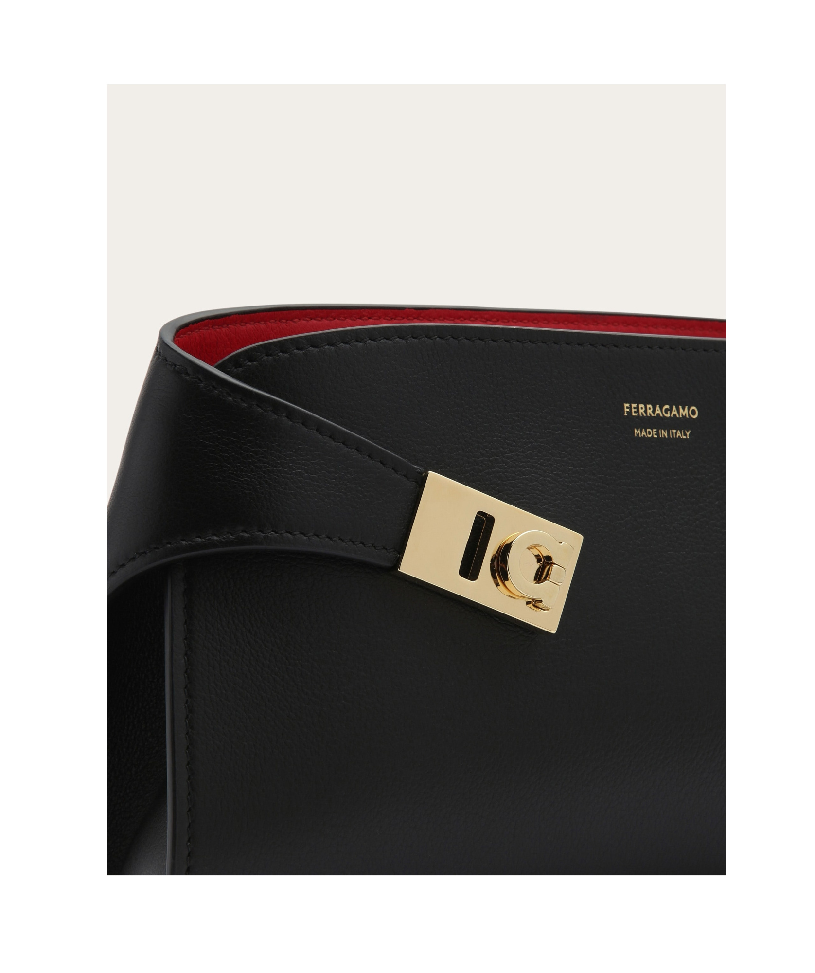 Shop Ferragamo Wide Shoulder Strap Shoulder Bag In Green