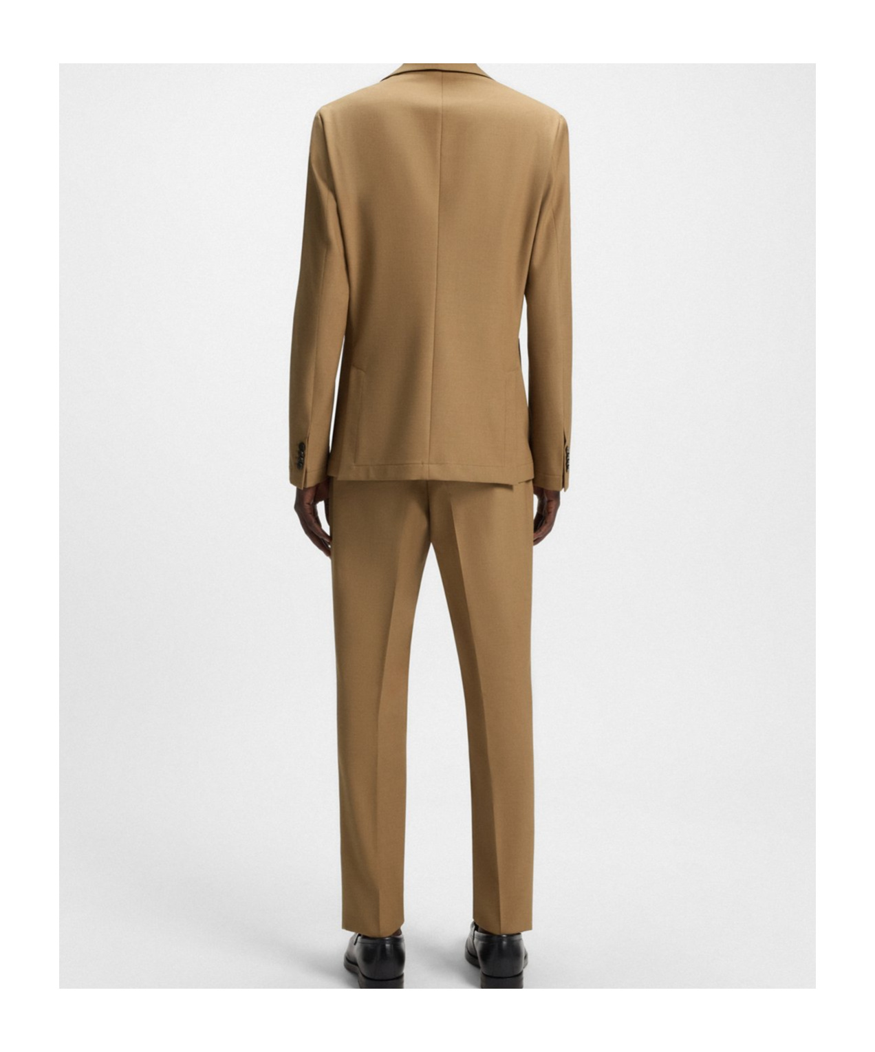 Hugo Boss Single Breasted Blazer In Brown
