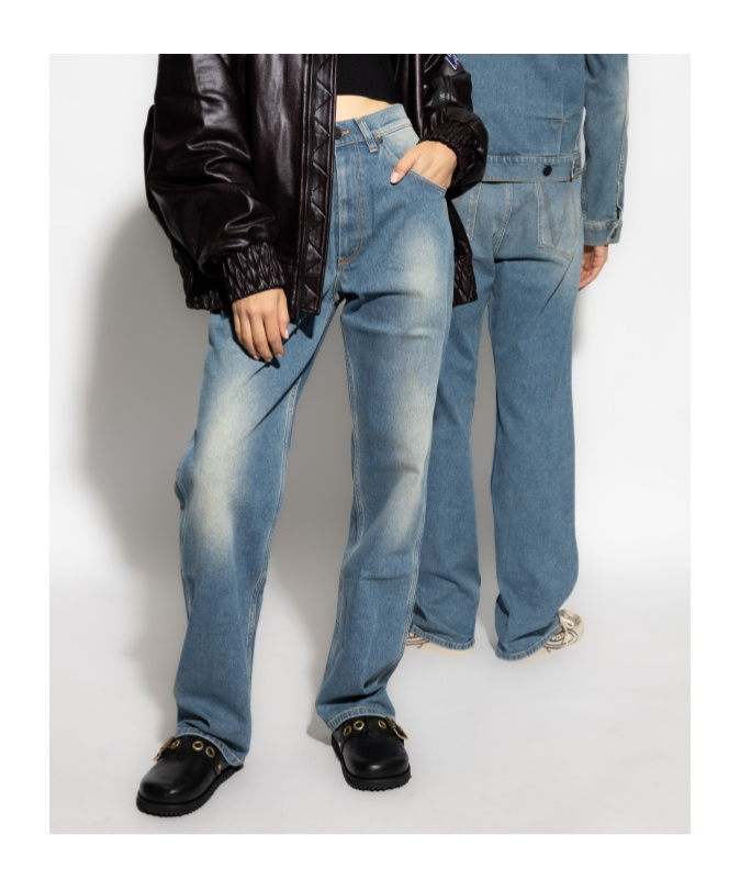 VIVIENNE WESTWOOD VIVIENNE WESTWOOD VINTAGE EFFECT JEANS