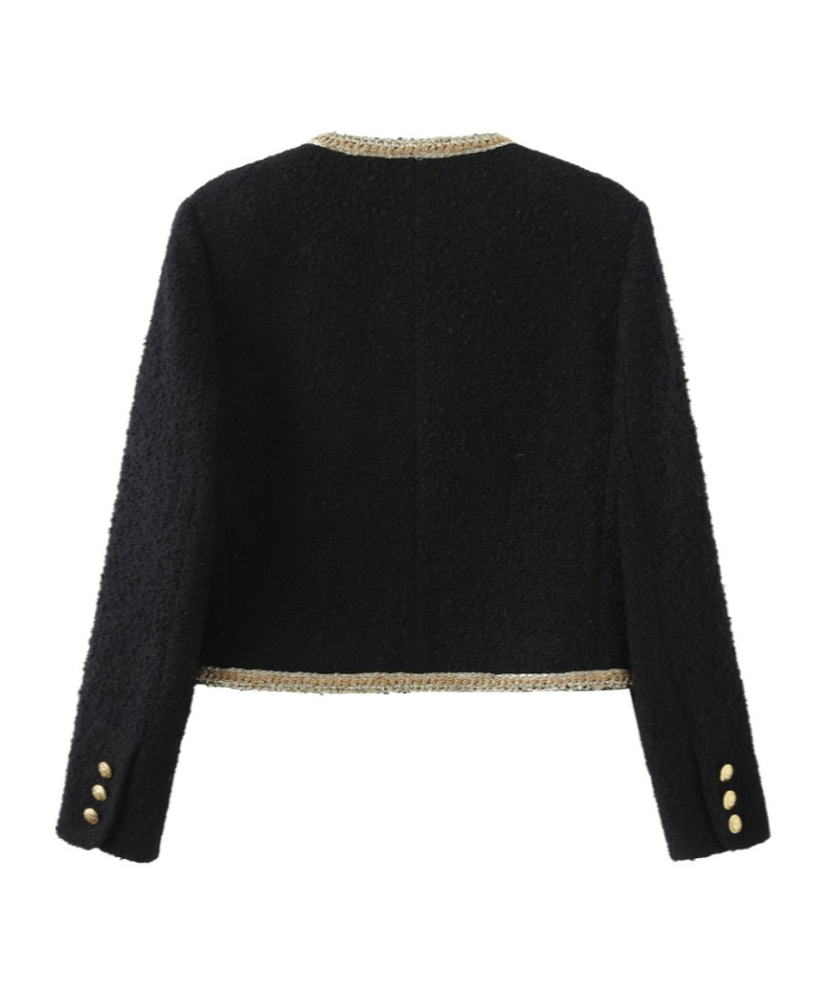 Marissa Chiara Long Sleeve Jacket In Black