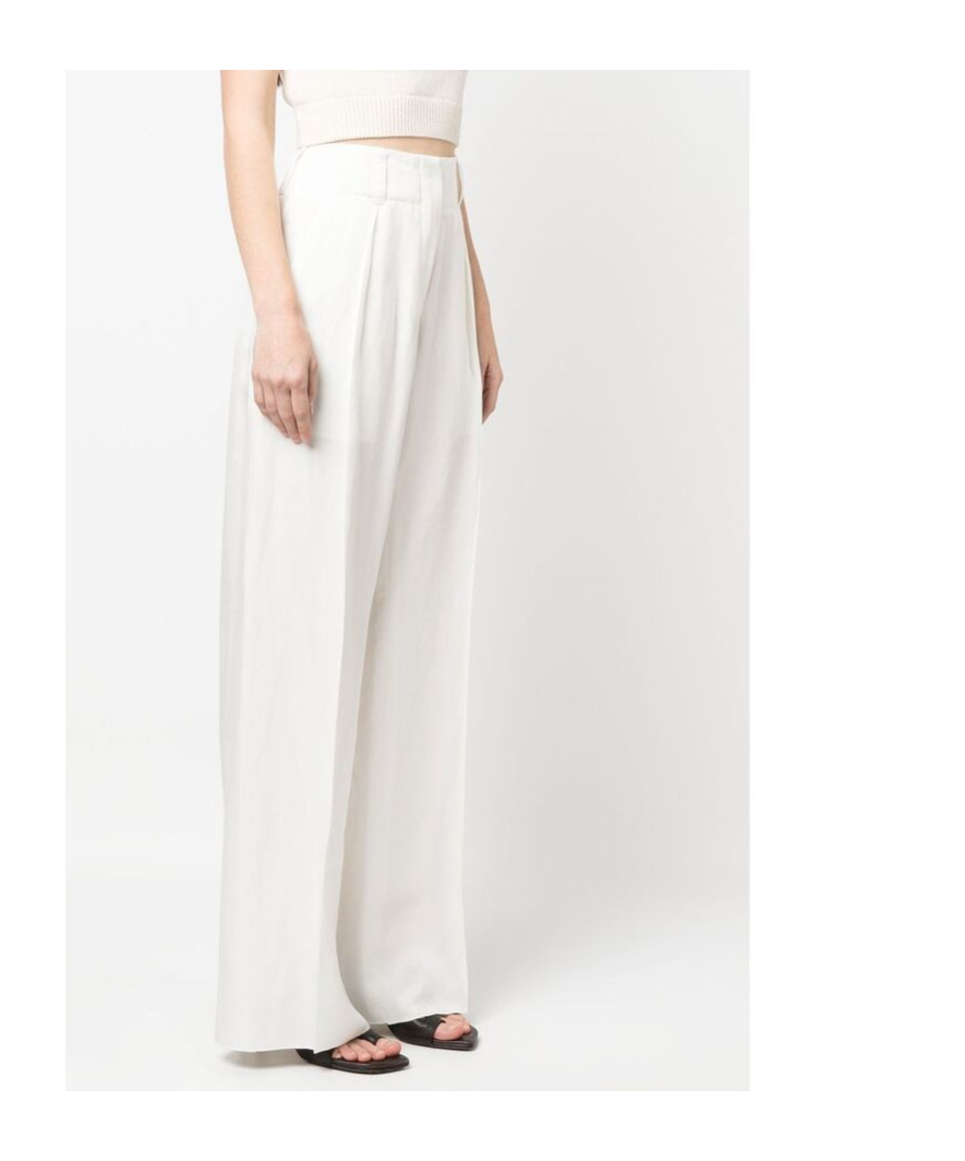 FERRAGAMO BELT-LOOP CASUAL PANTS