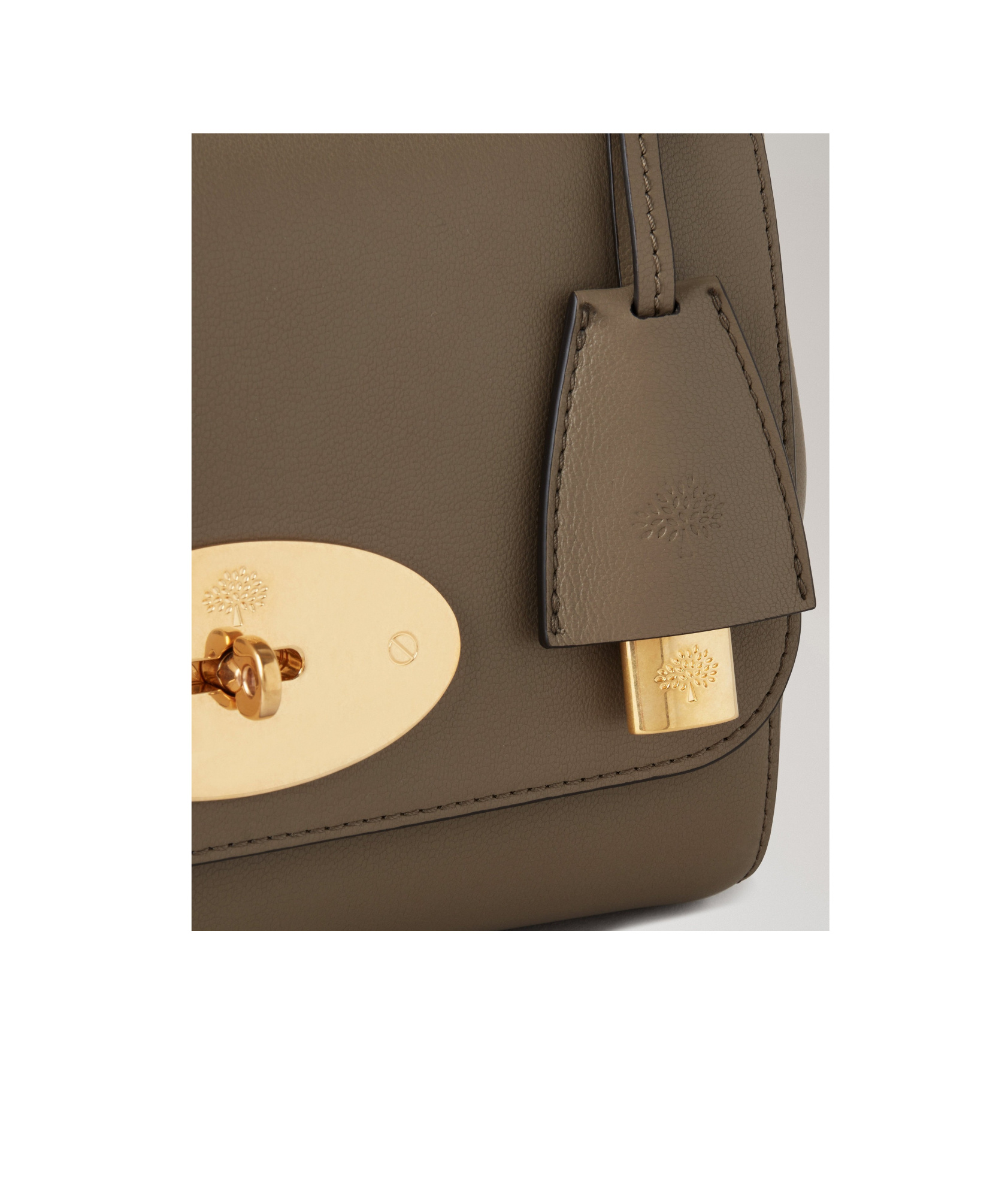 Mulberry Lily Leather Shoulder Bag In Brown
