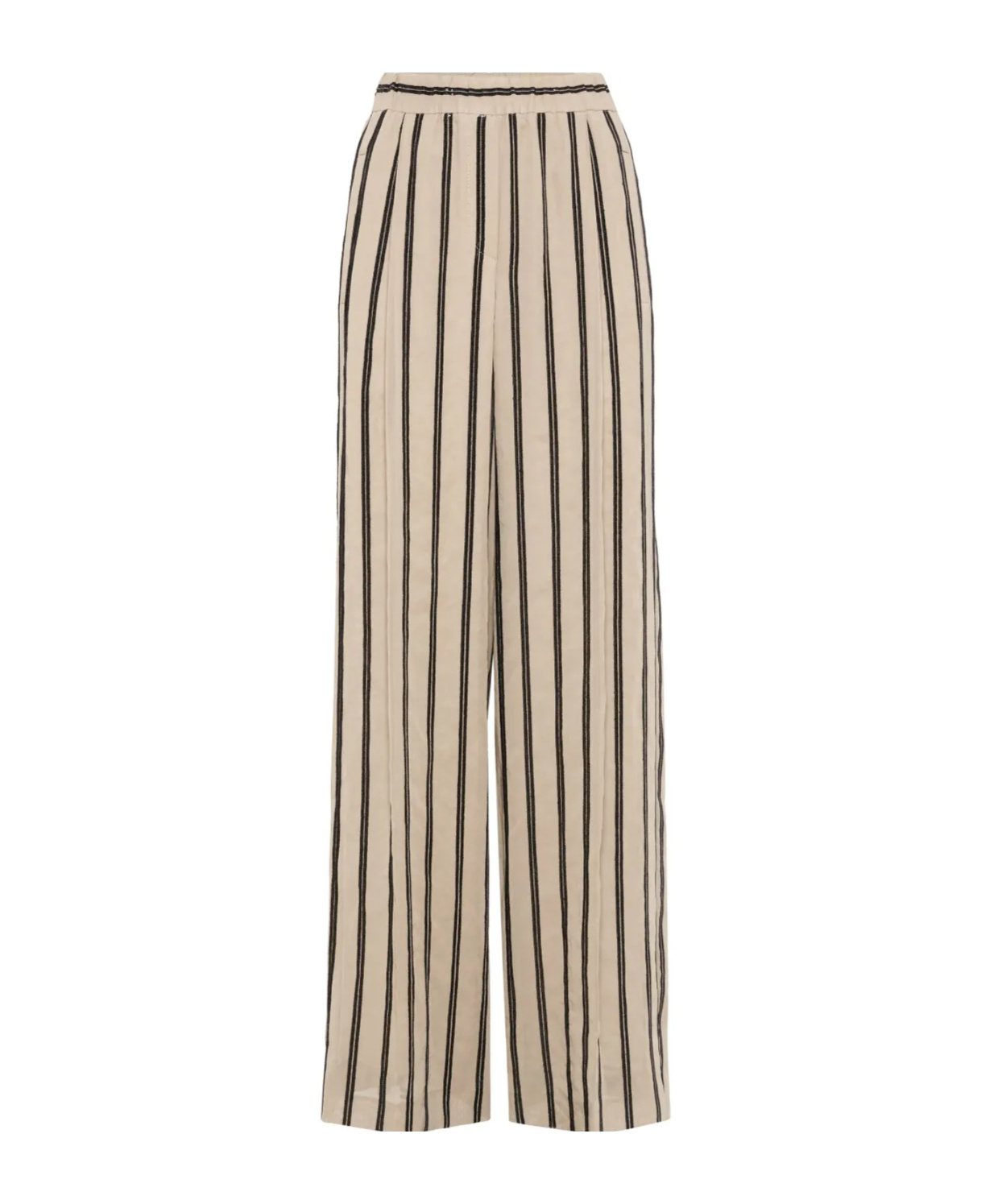 Brunello Cucinelli Loose Track Pants In Neutral