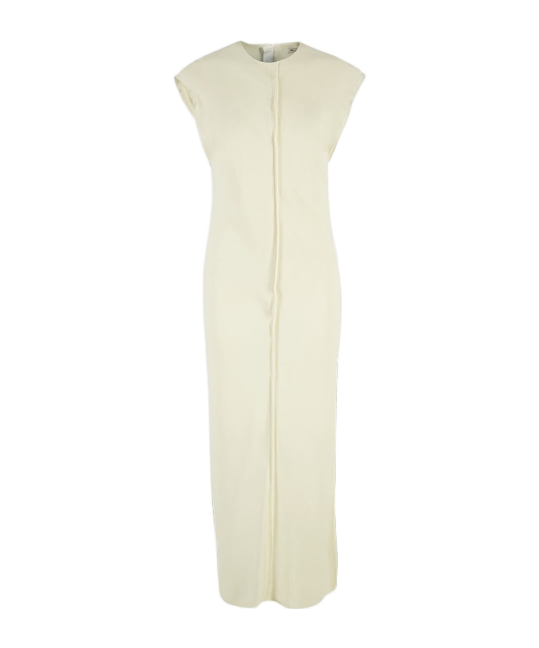 Ami Alexandre Mattiussi Raw-edge Midi Dress In White