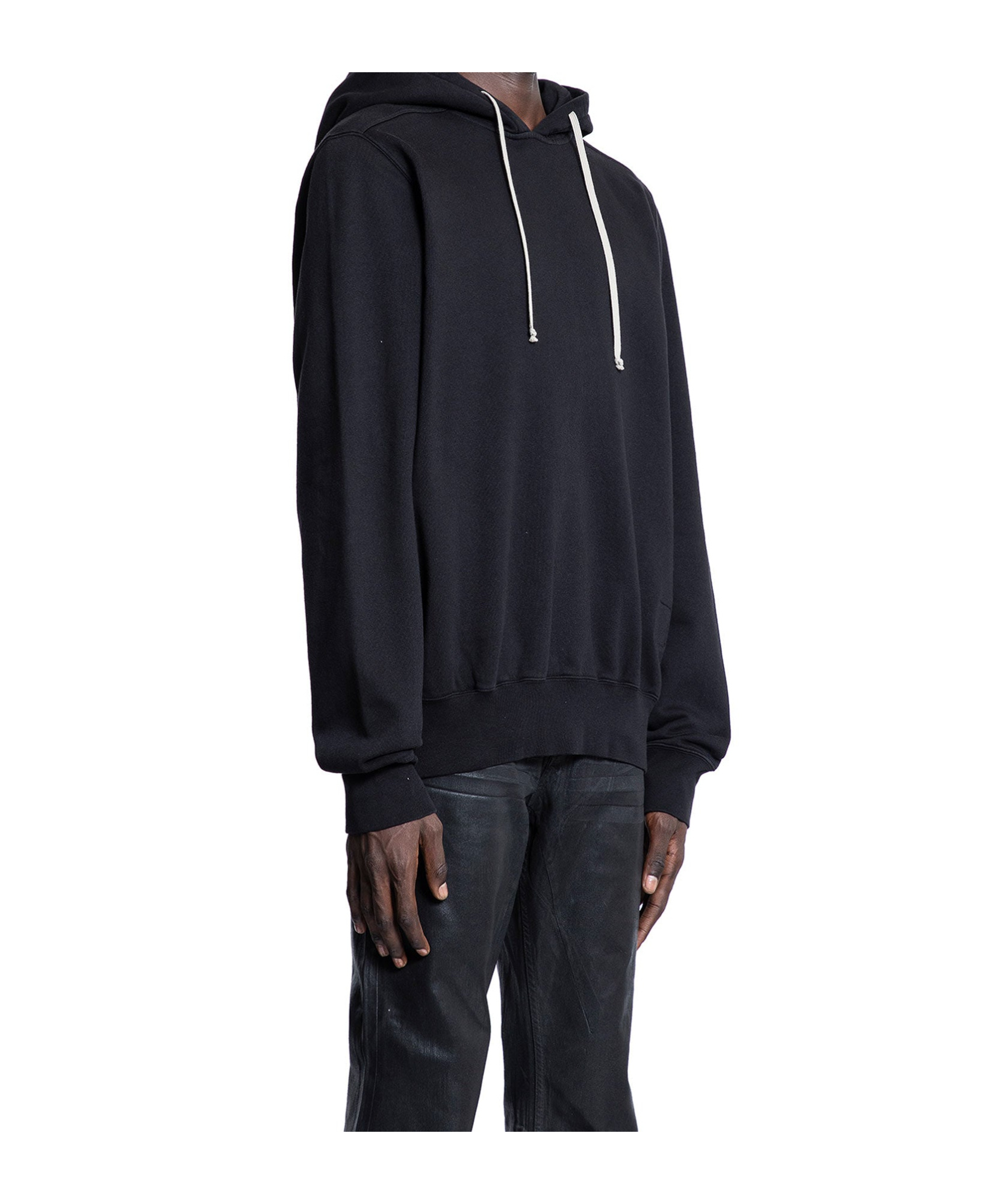 Rick Owens Drkshdw Long Sleeve Sweatshirt In Black