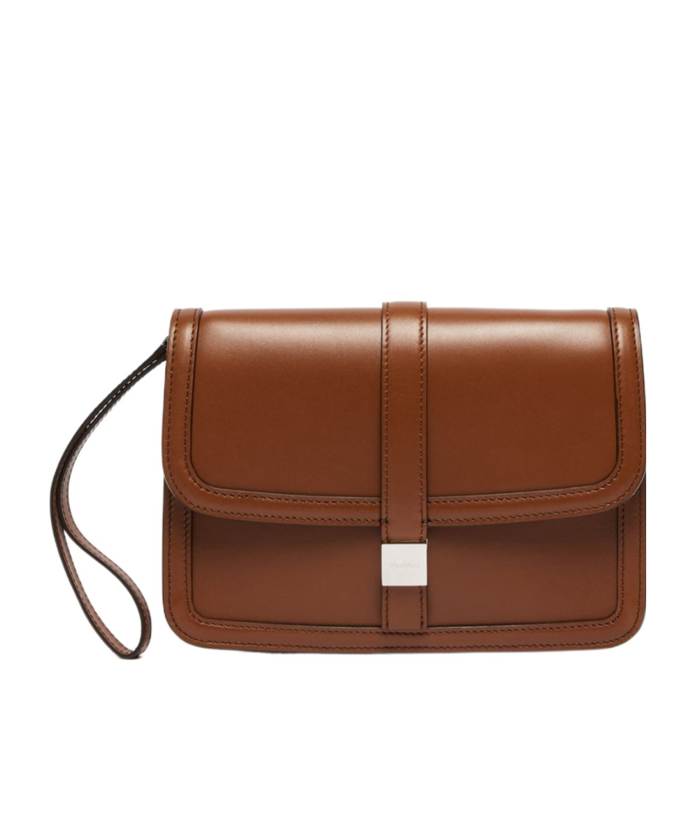 Max Mara Bianca Mini Handbag In Luxurious Leather In Brown
