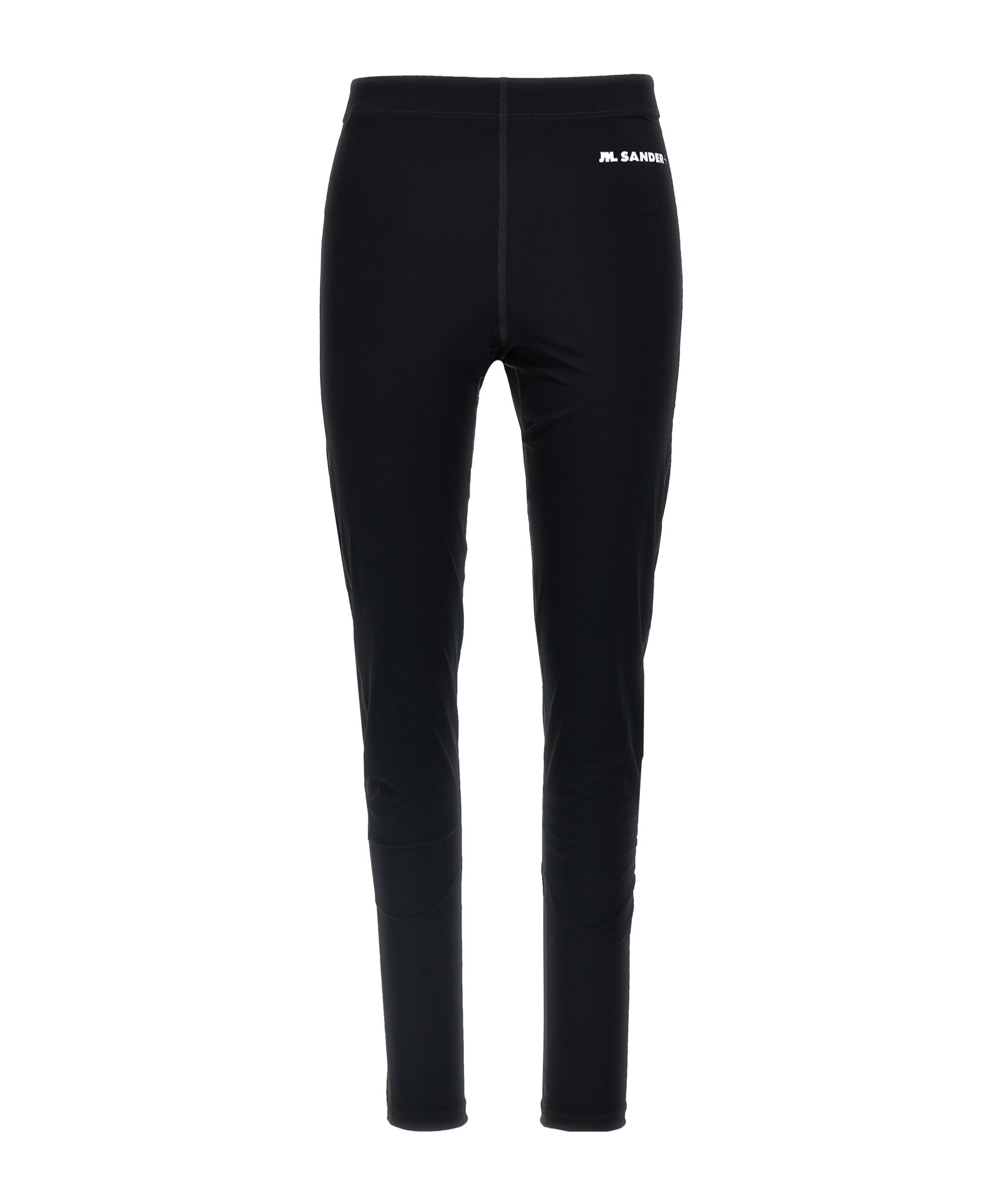Jil Sander Logo-print Leggings In Black