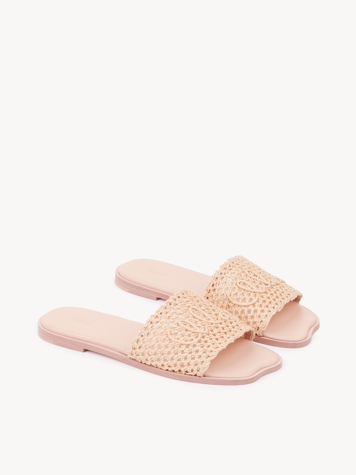 Chloé Soleil Slides In Neutral