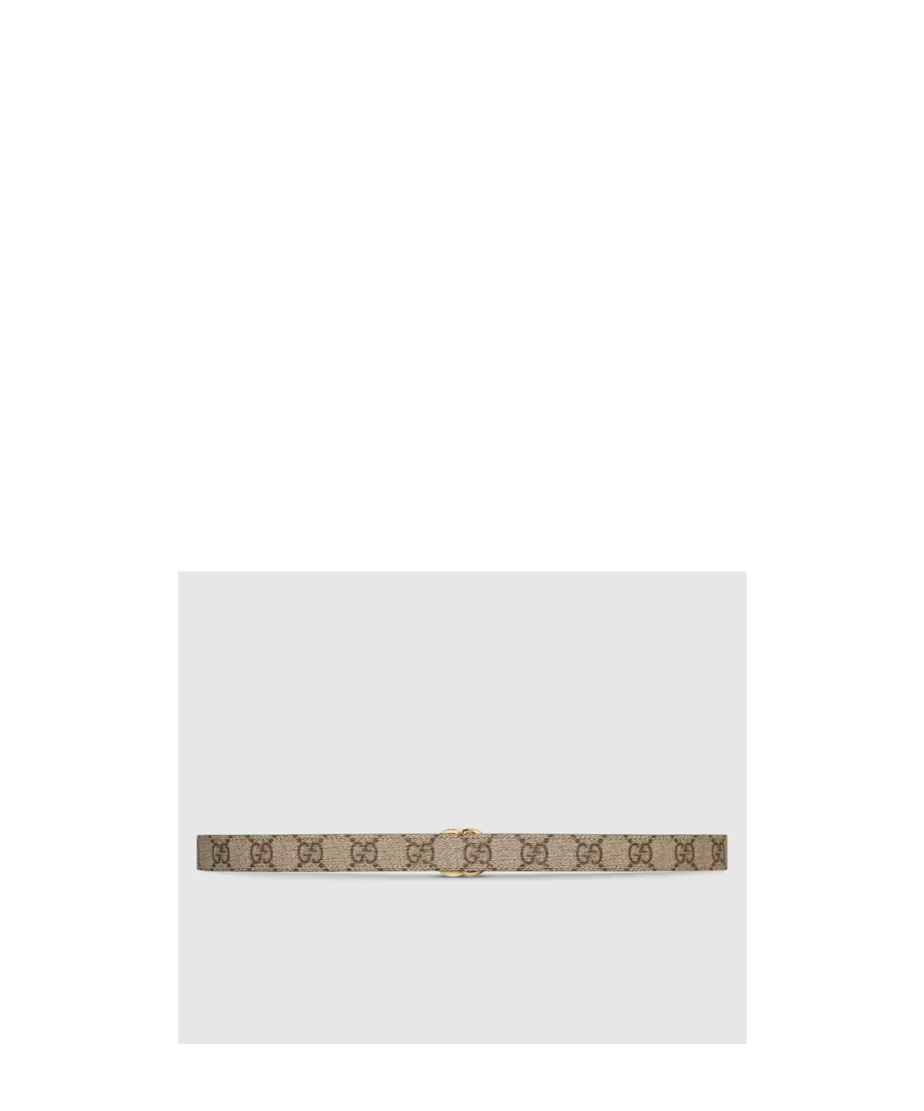 Gucci Gg Marmont Double-sided Narrow Belt In Brown