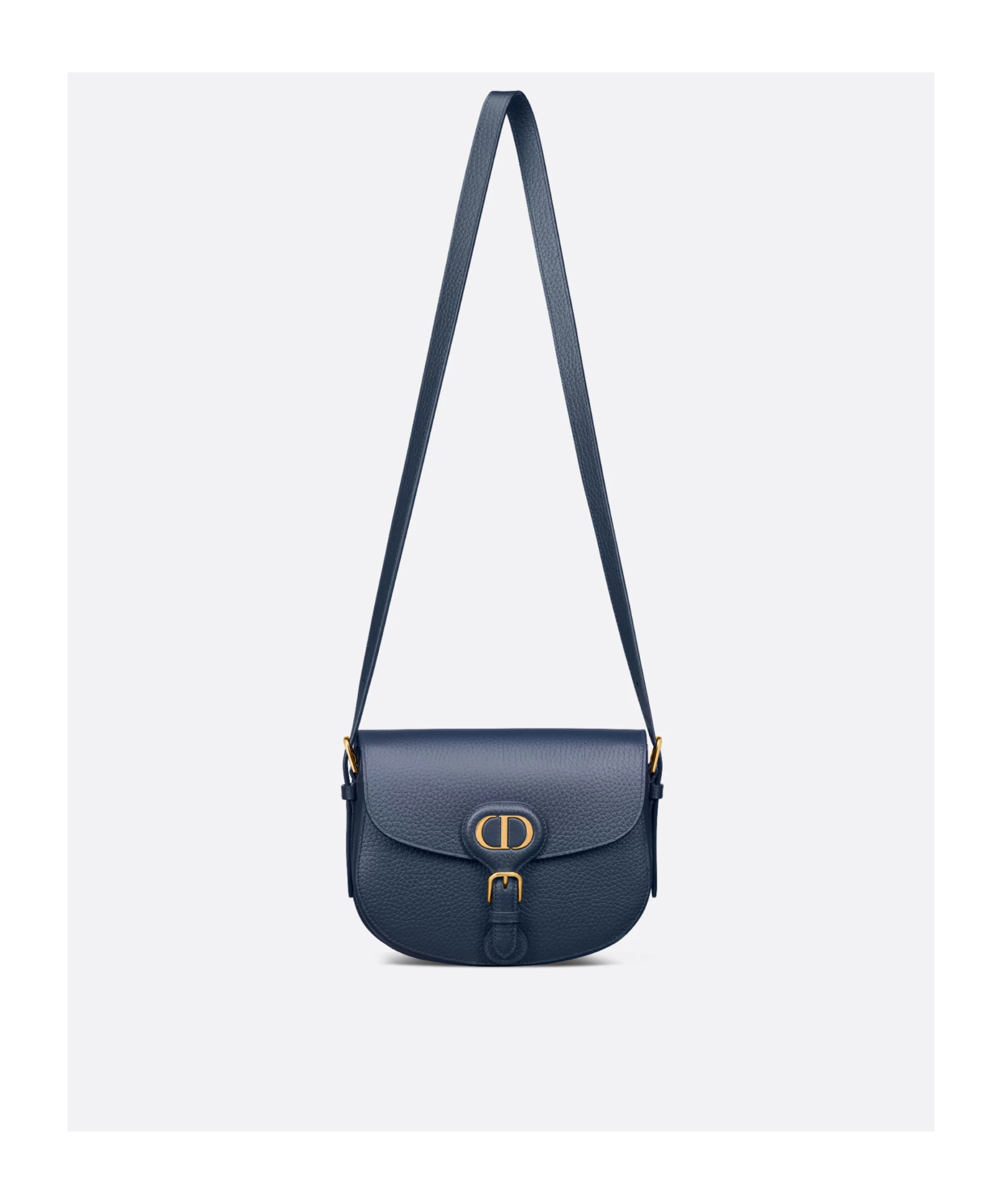Dior Medium Flap Shoulder Bag In Blue