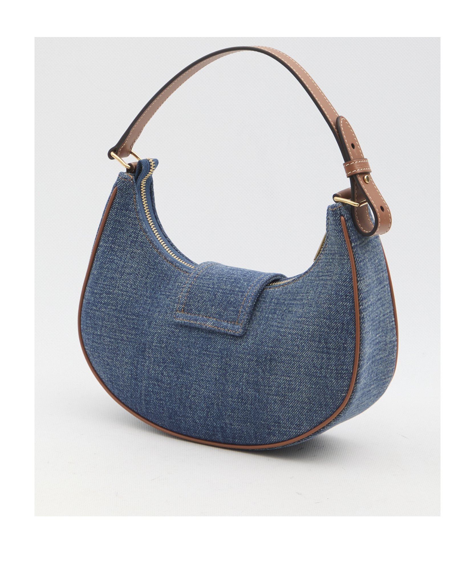 Celine Medium Ava Shoulder Bag In Blue
