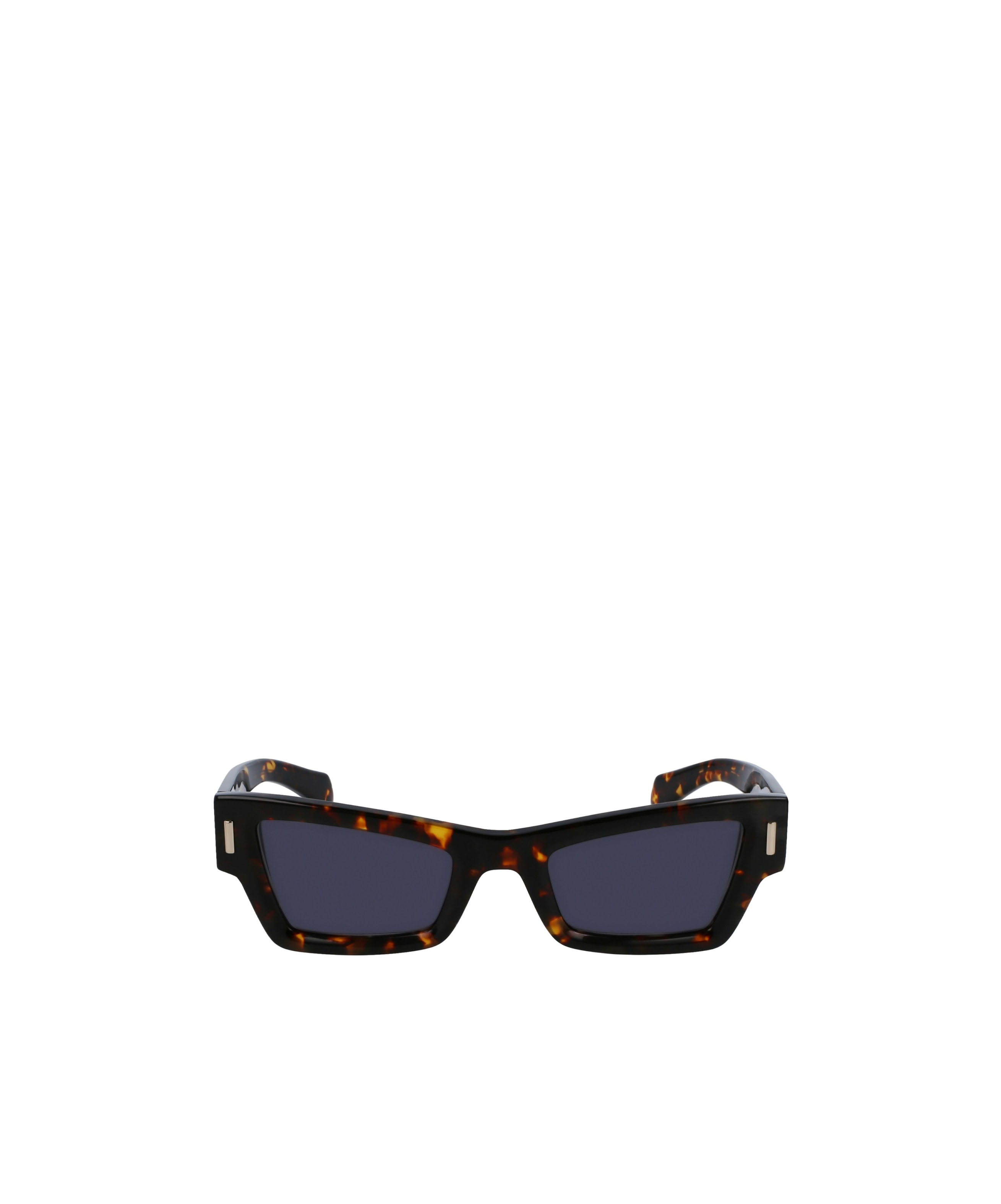 Ferragamo Rivets 53mm Modified Rectangular Sunglasses In Brown