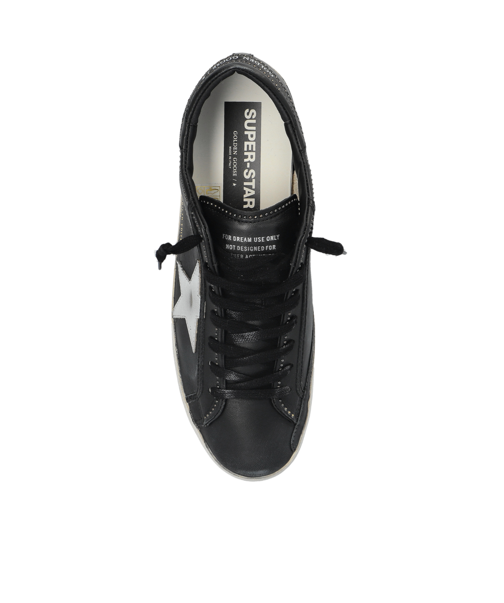 Golden Goose Round Head Low-cut Sneakers In Black