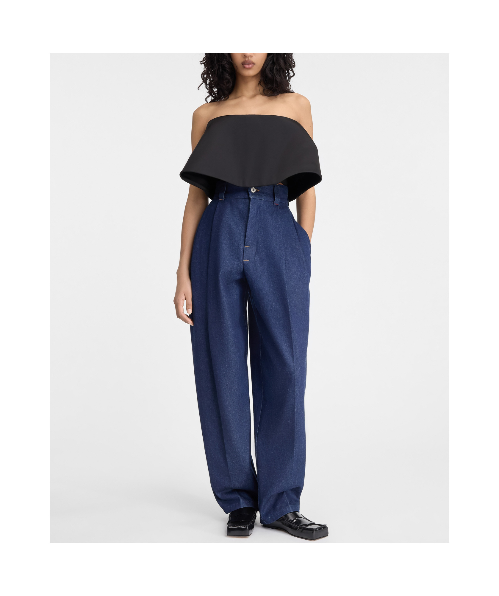 Jacquemus Belt-loop Jeans In Blue