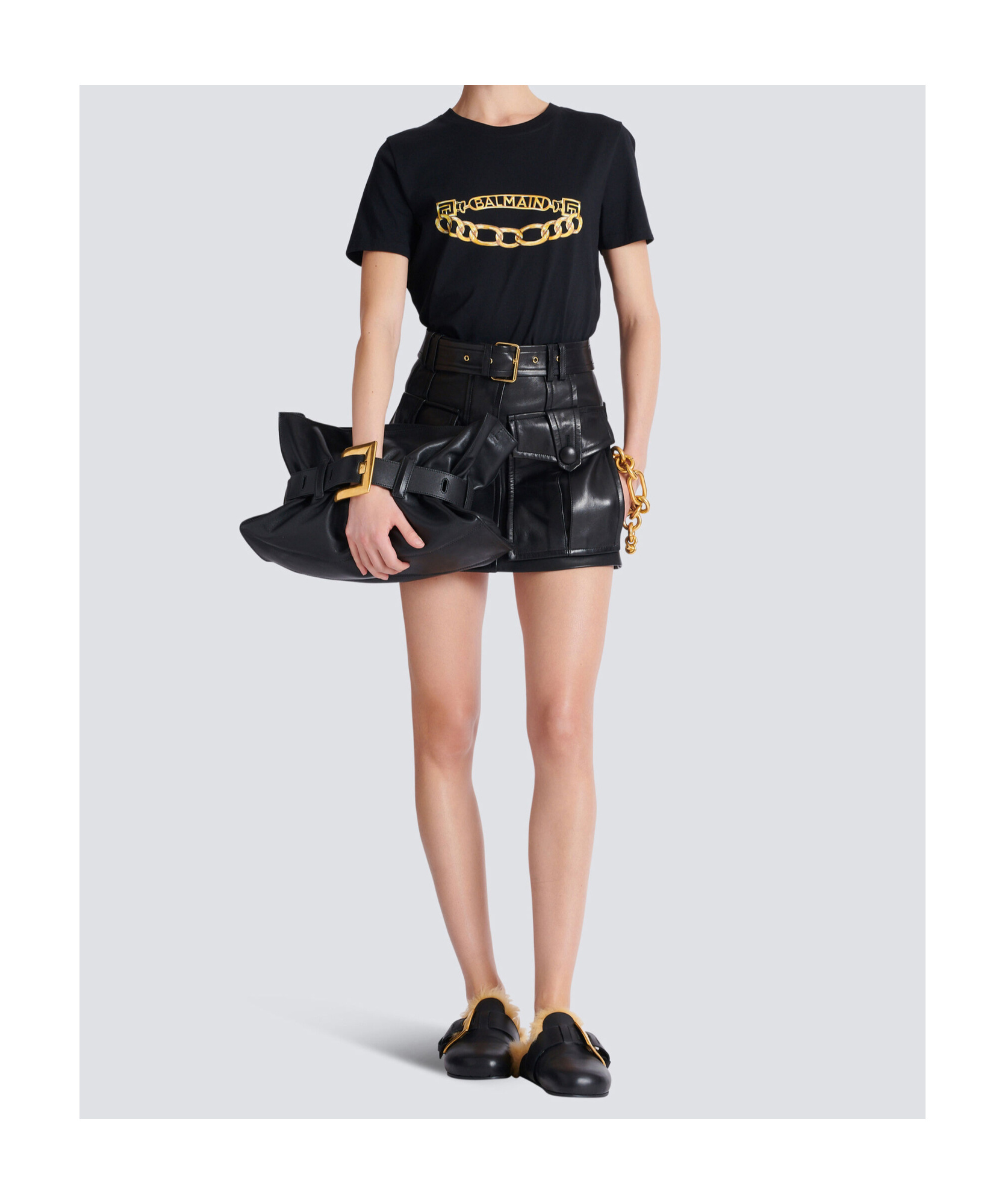 Balmain Chain-print T-shirt