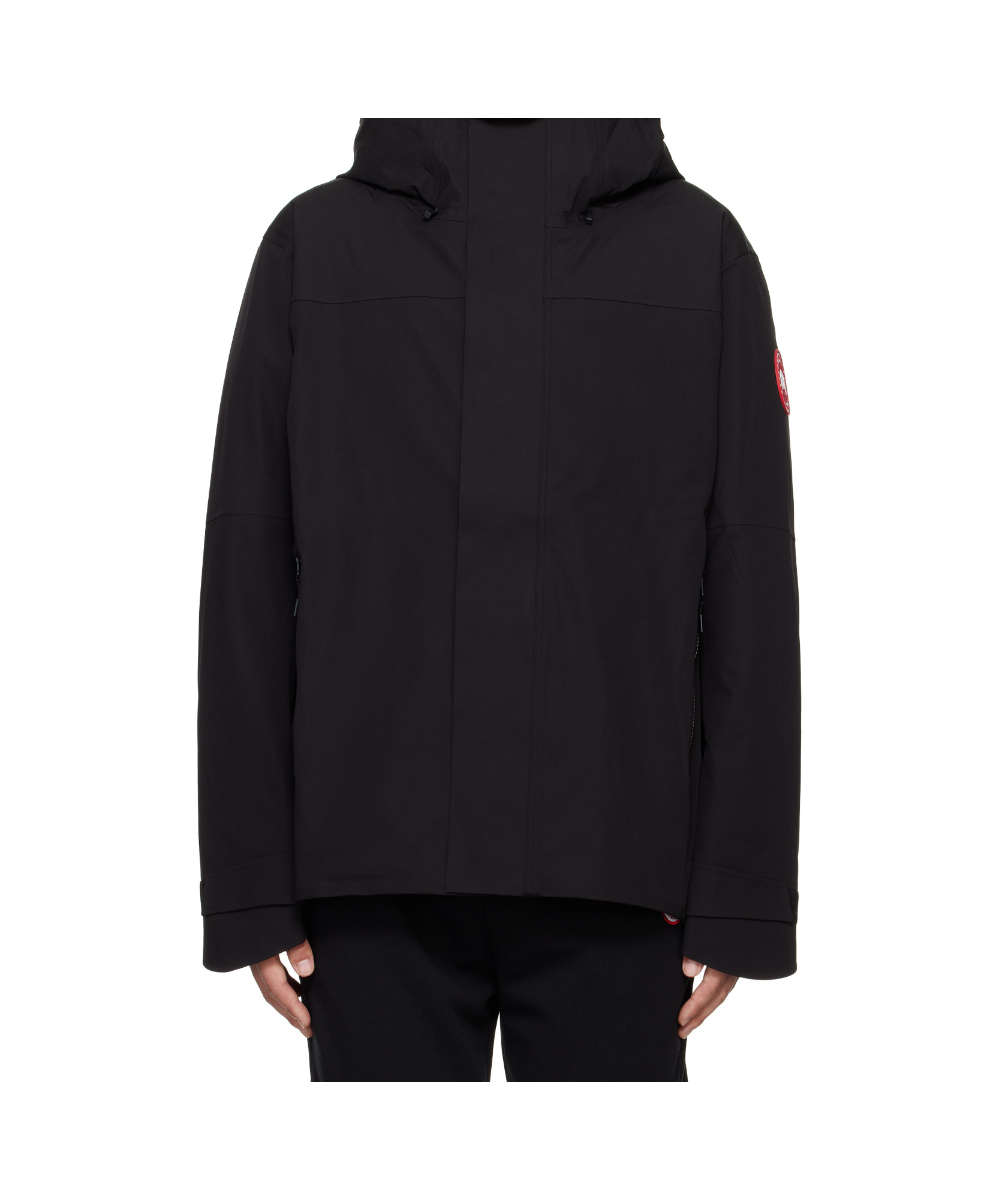 Shop Canada Goose Rupert Rain Jacket In Black
