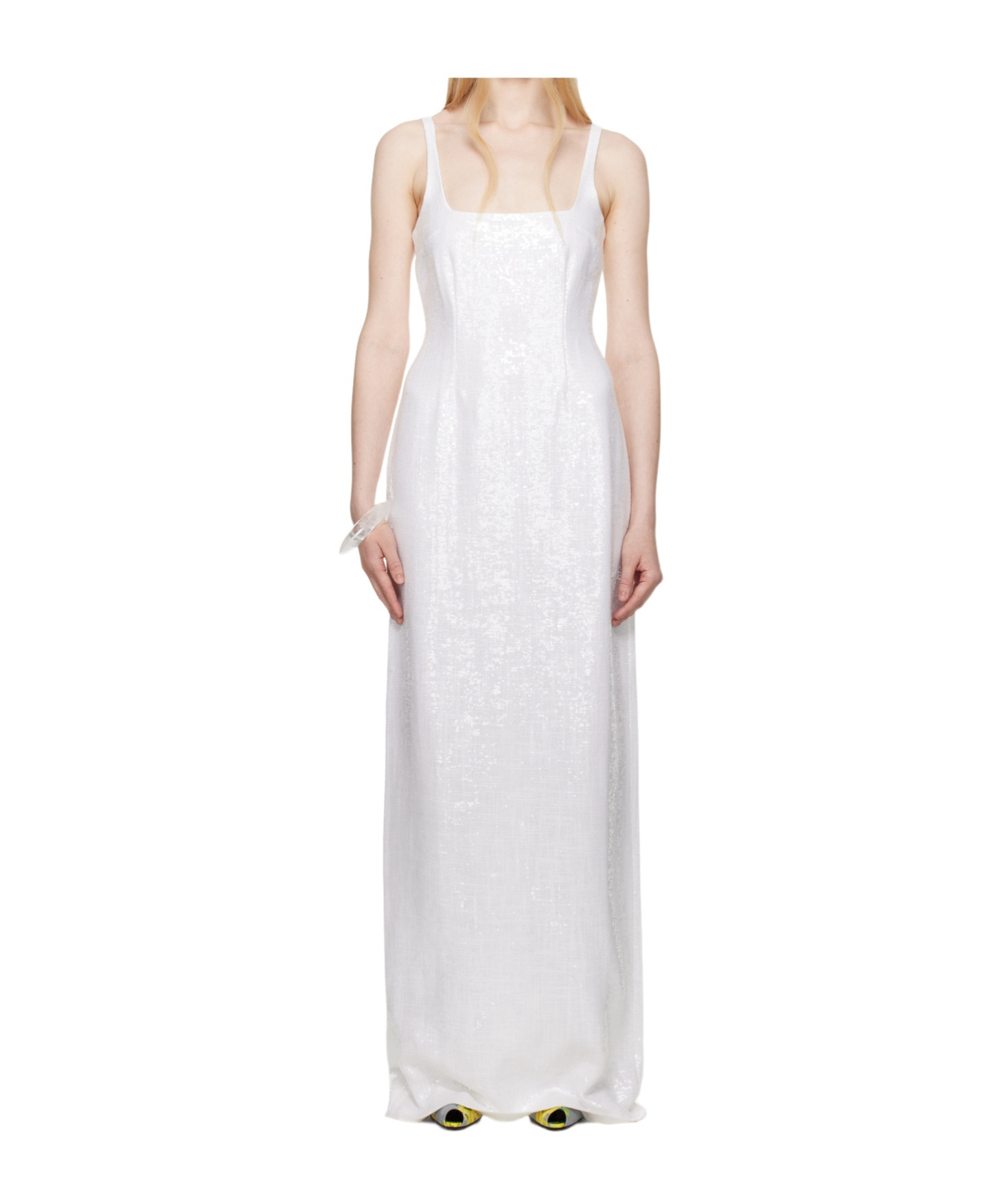 16arlington White Electra Maxi Dress In White