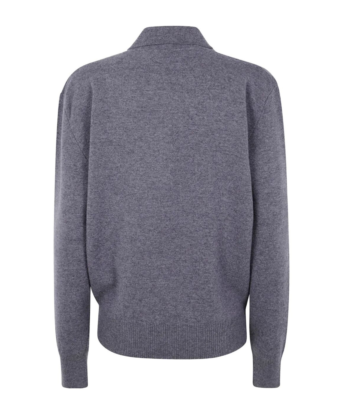 Rohe Compact Polo Sweater In Blue