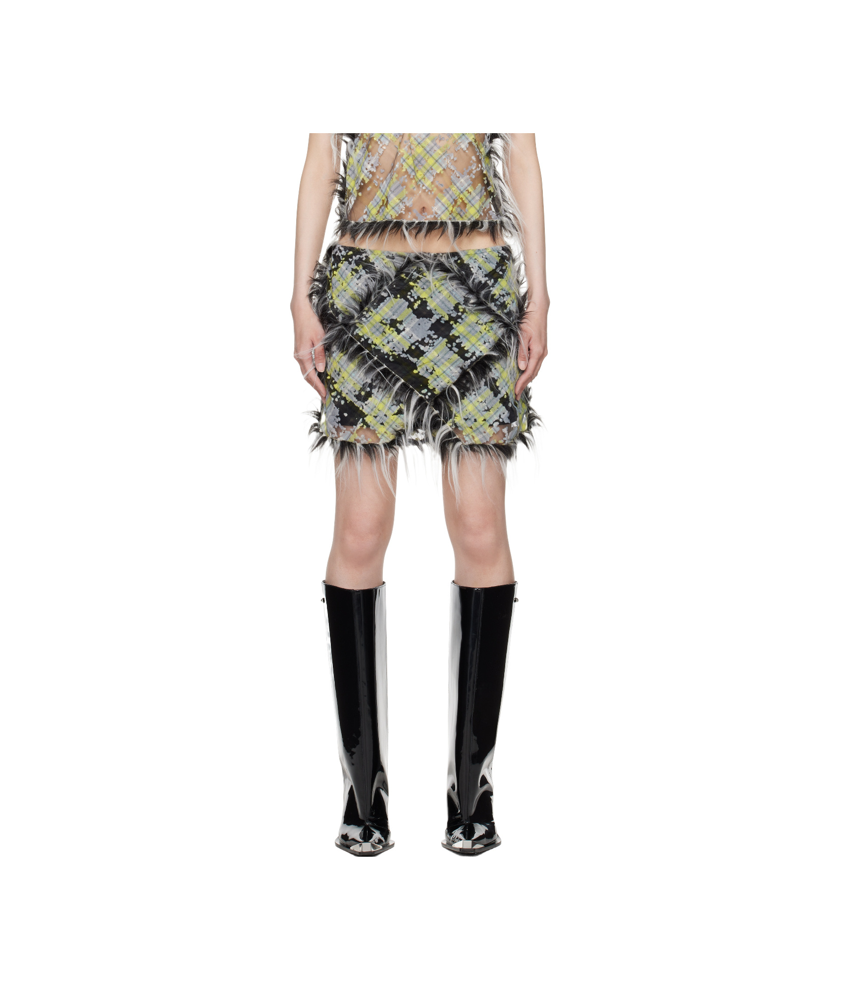 Diesel O-begy Mini Skirt In Black