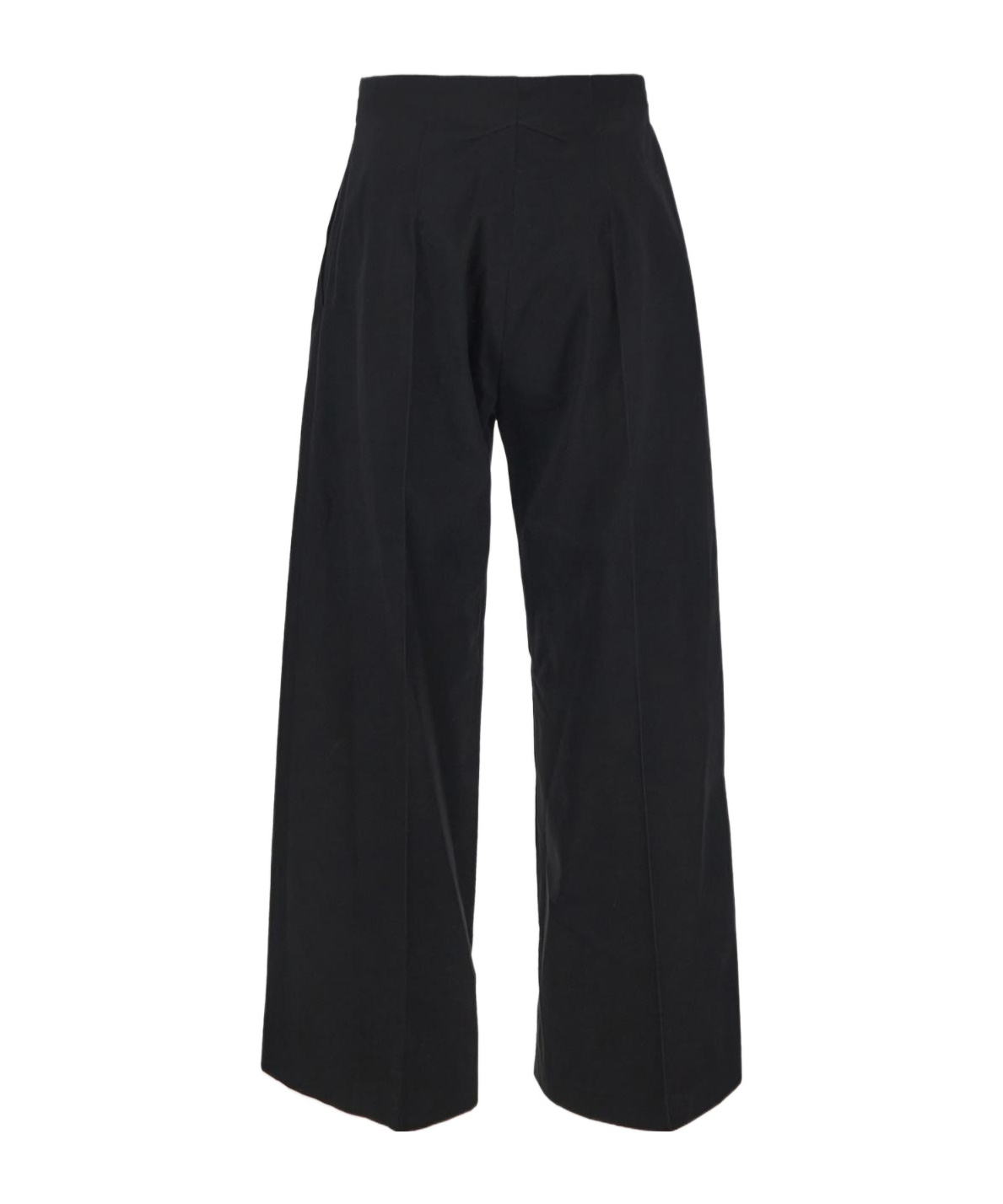 Patou Large Belt Trousers In Black