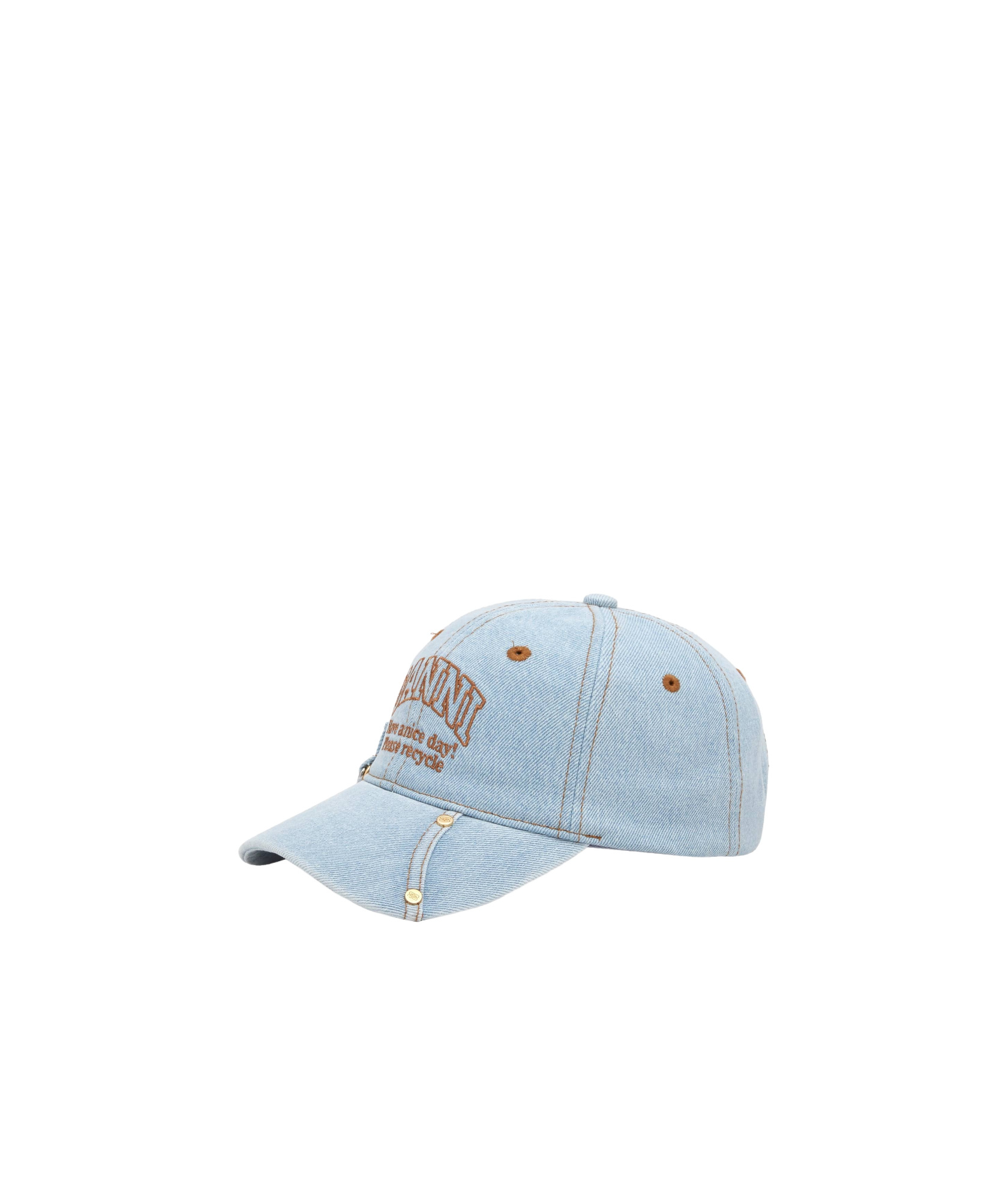 GANNI DENIM CAP