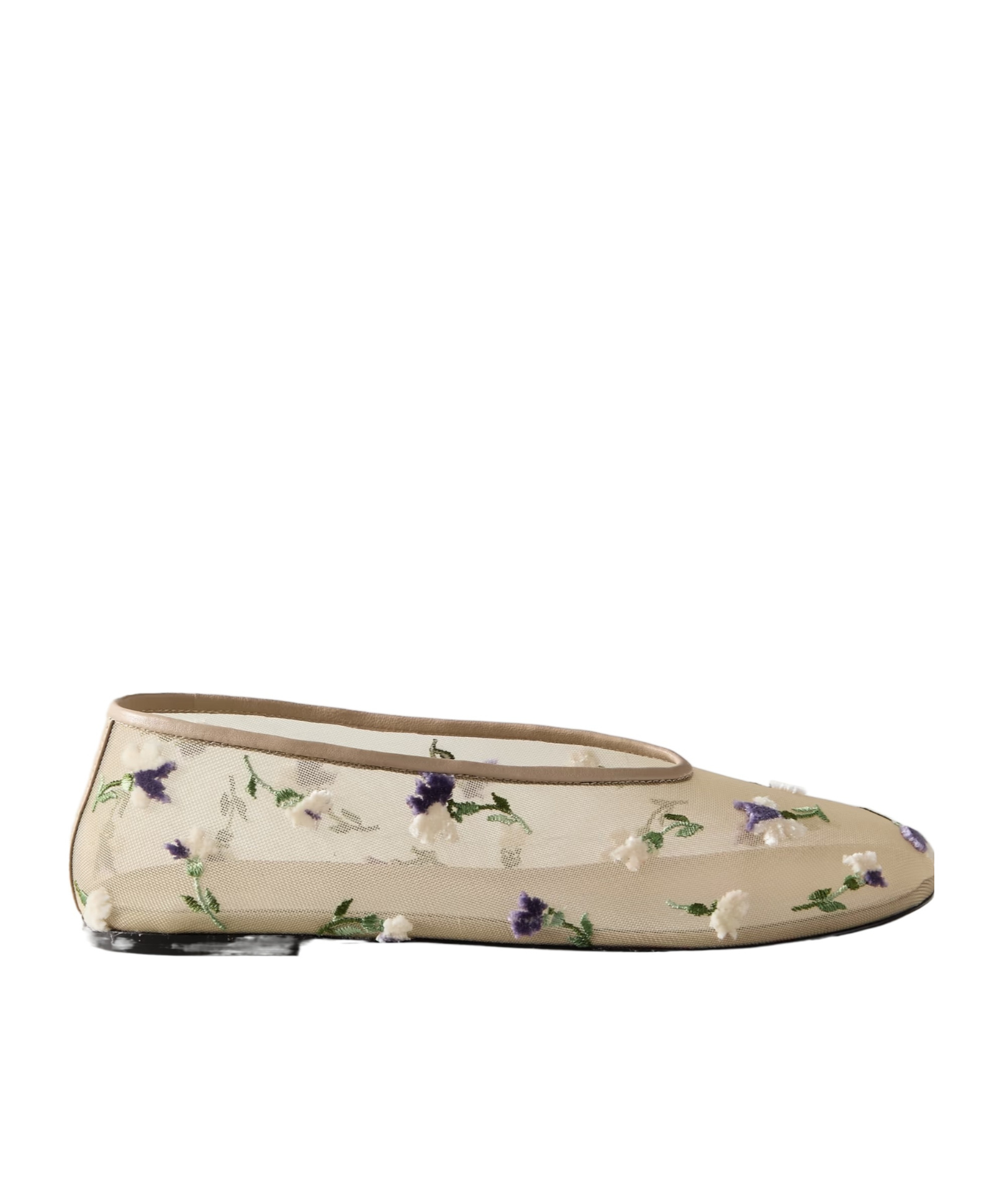 Khaite Marcy Ballet Shoes In White