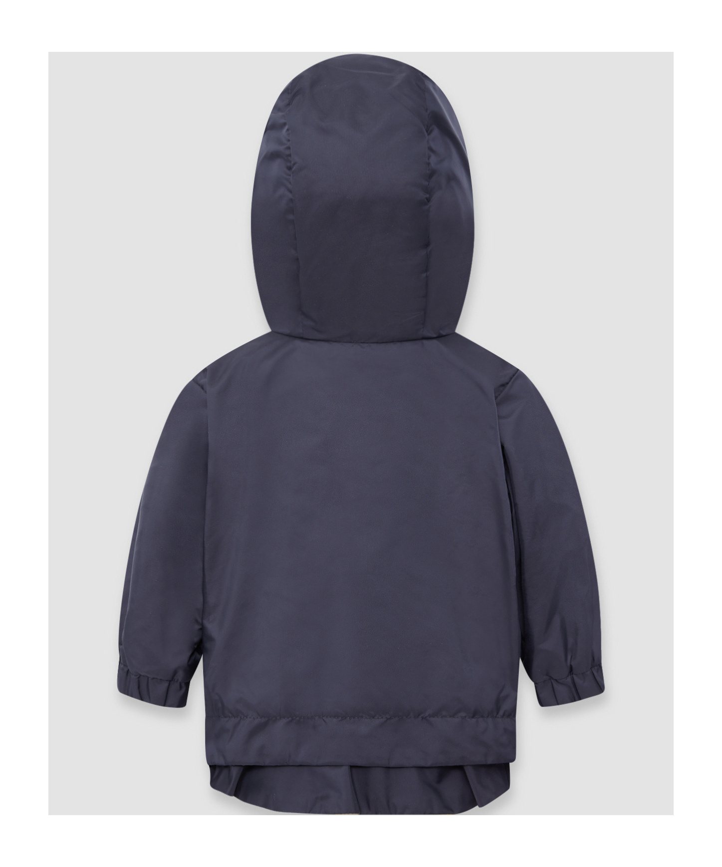 Moncler Long-sleeved Casual Jacket In Blue
