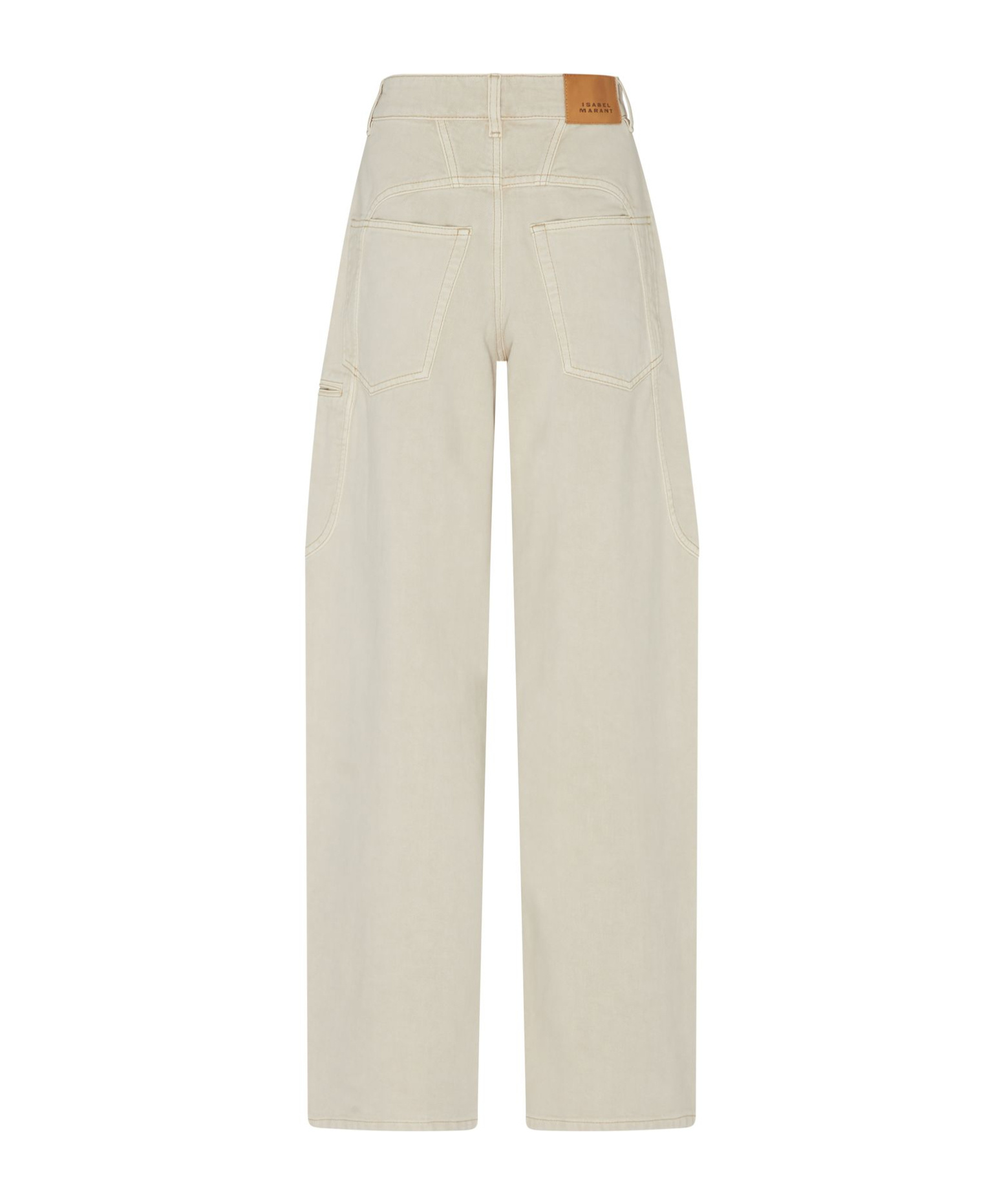 Isabel Marant Belt Loops Slacks In Nude