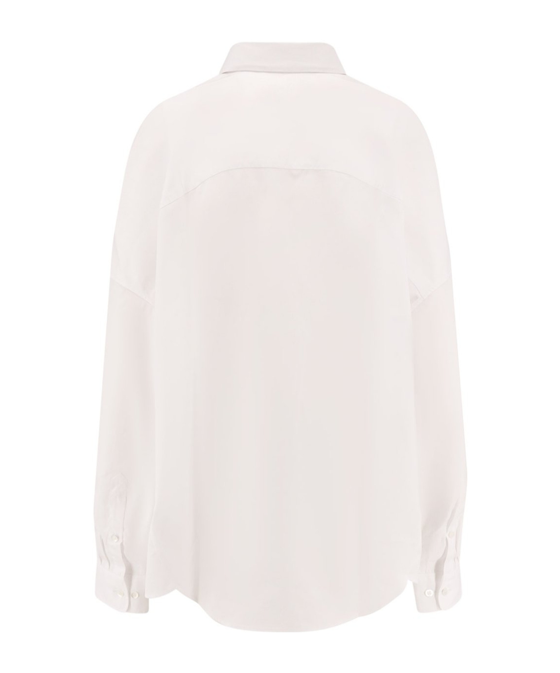 Shop Dries Van Noten Long-sleeved Shirt In White