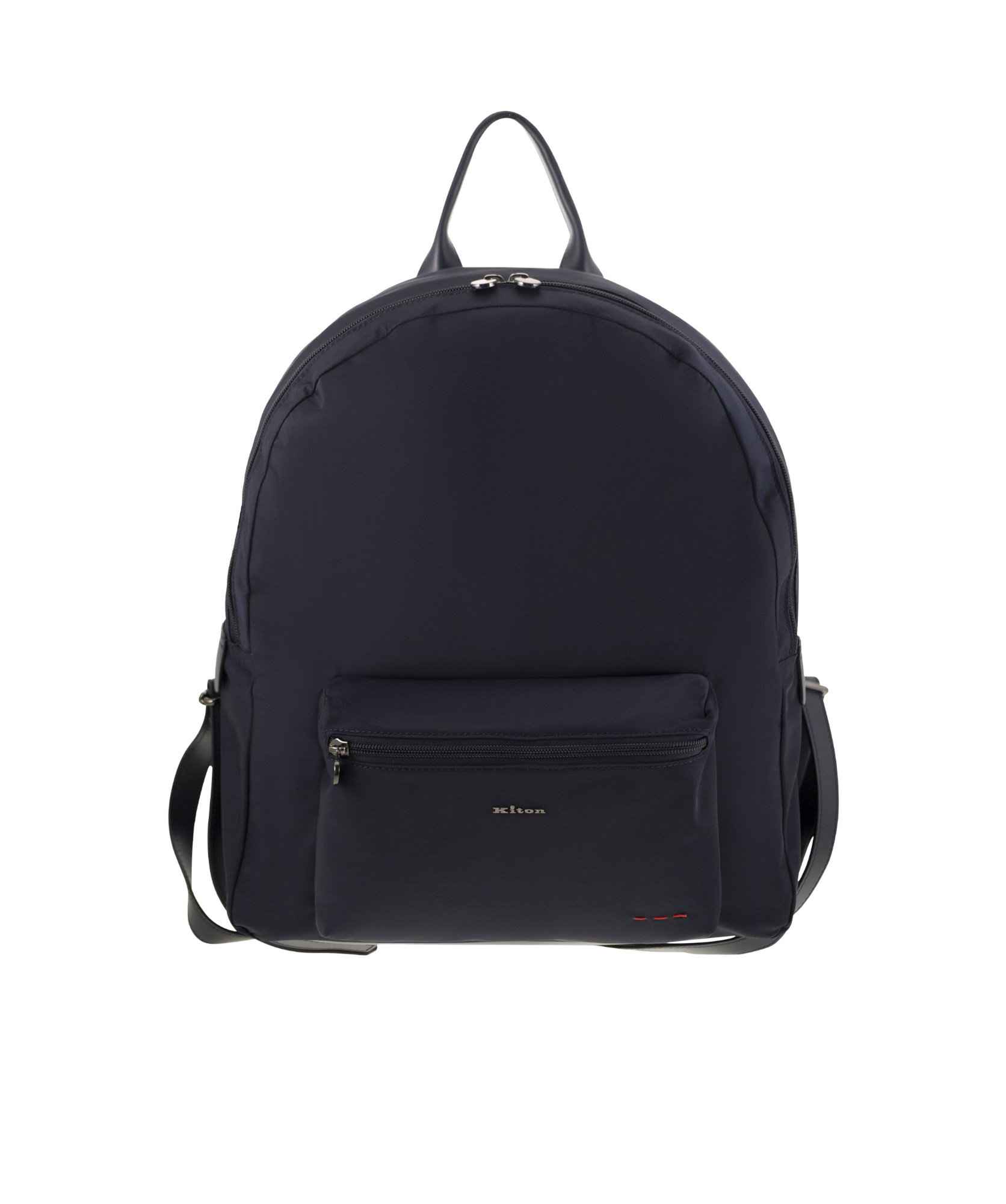 Kiton Technical Fabric Backpack With Logo