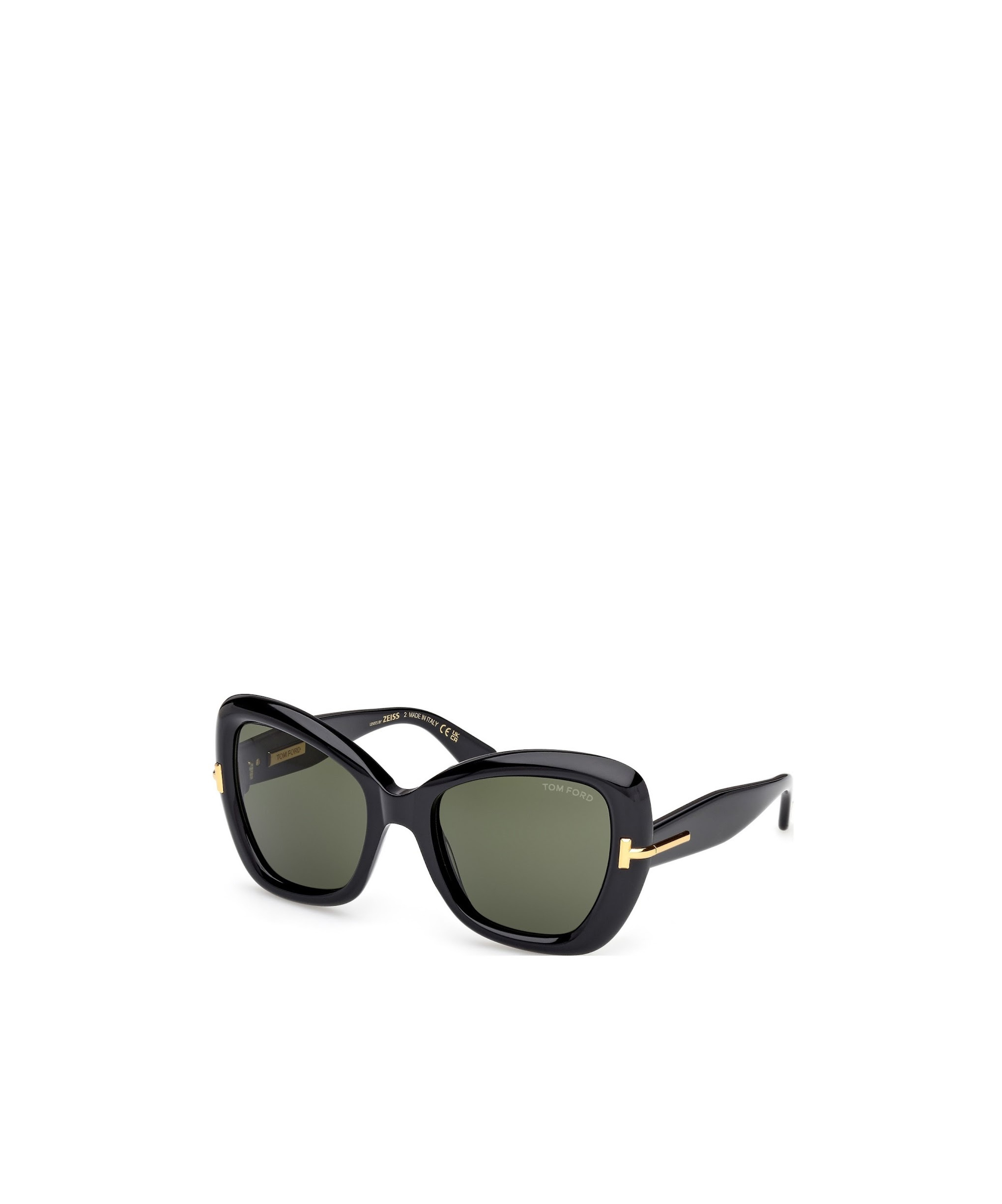 Tom Ford Icon Acetate Butterfly Sunglasses In Black