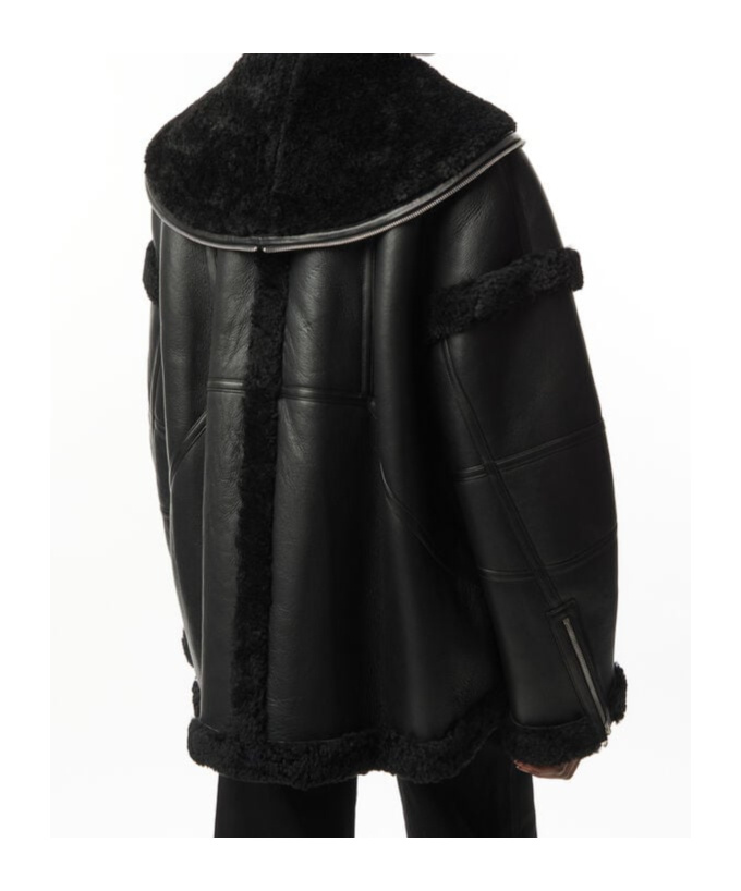 Helmut Lang Women's Apex Teddy Jacket Black In Black