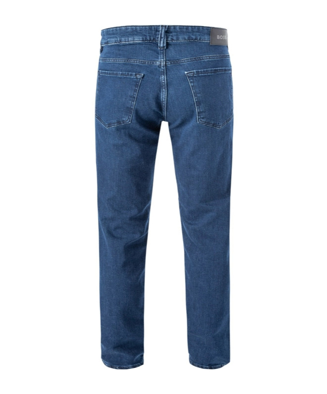 Hugo Boss Belt-loop Jeans In Blue