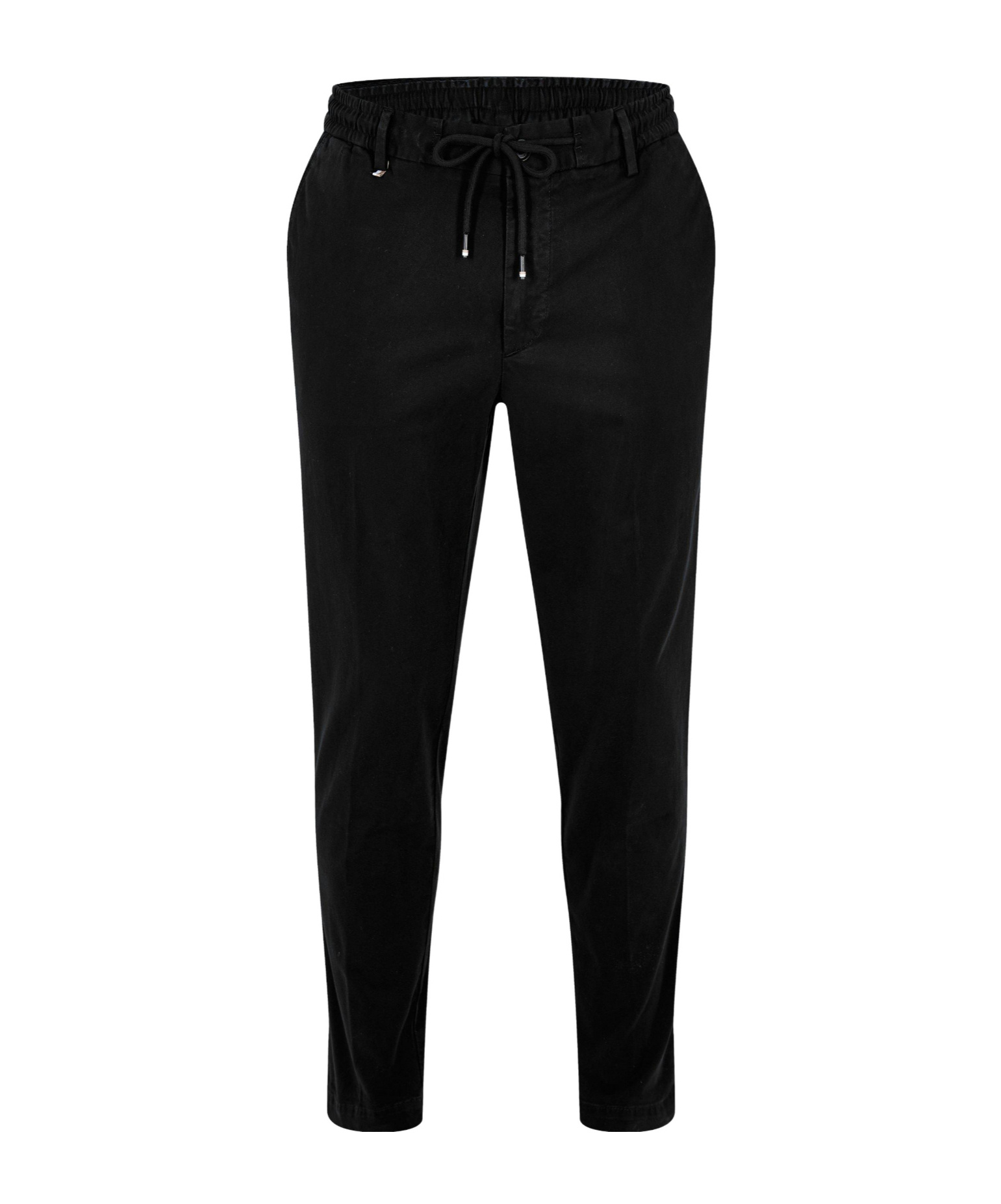 Hugo Boss Slim-fit Tapered Trousers In Black