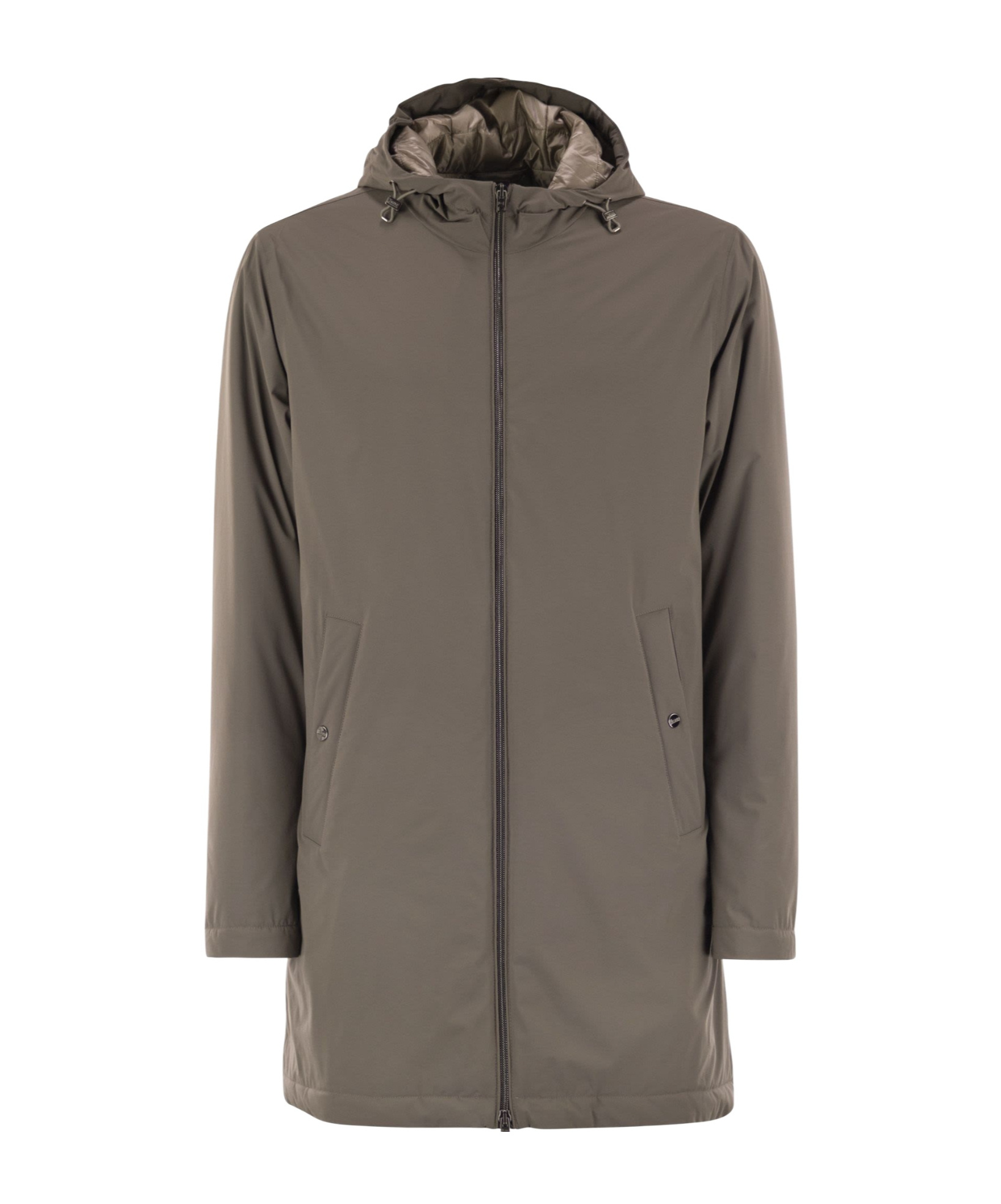 Herno Men Long Nylon Jacket In Multi