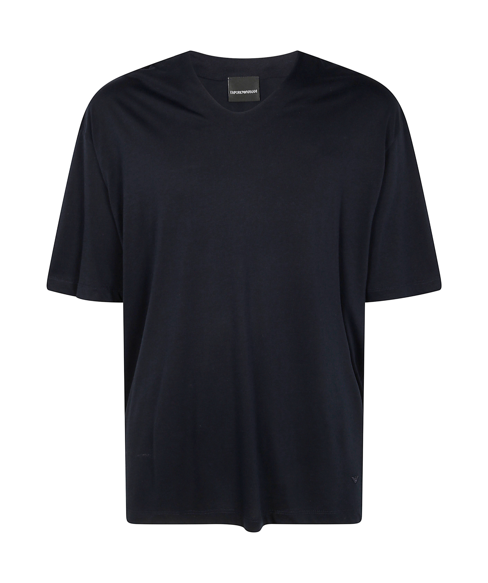 Emporio Armani Men's Allover Logo T-shirt In Black