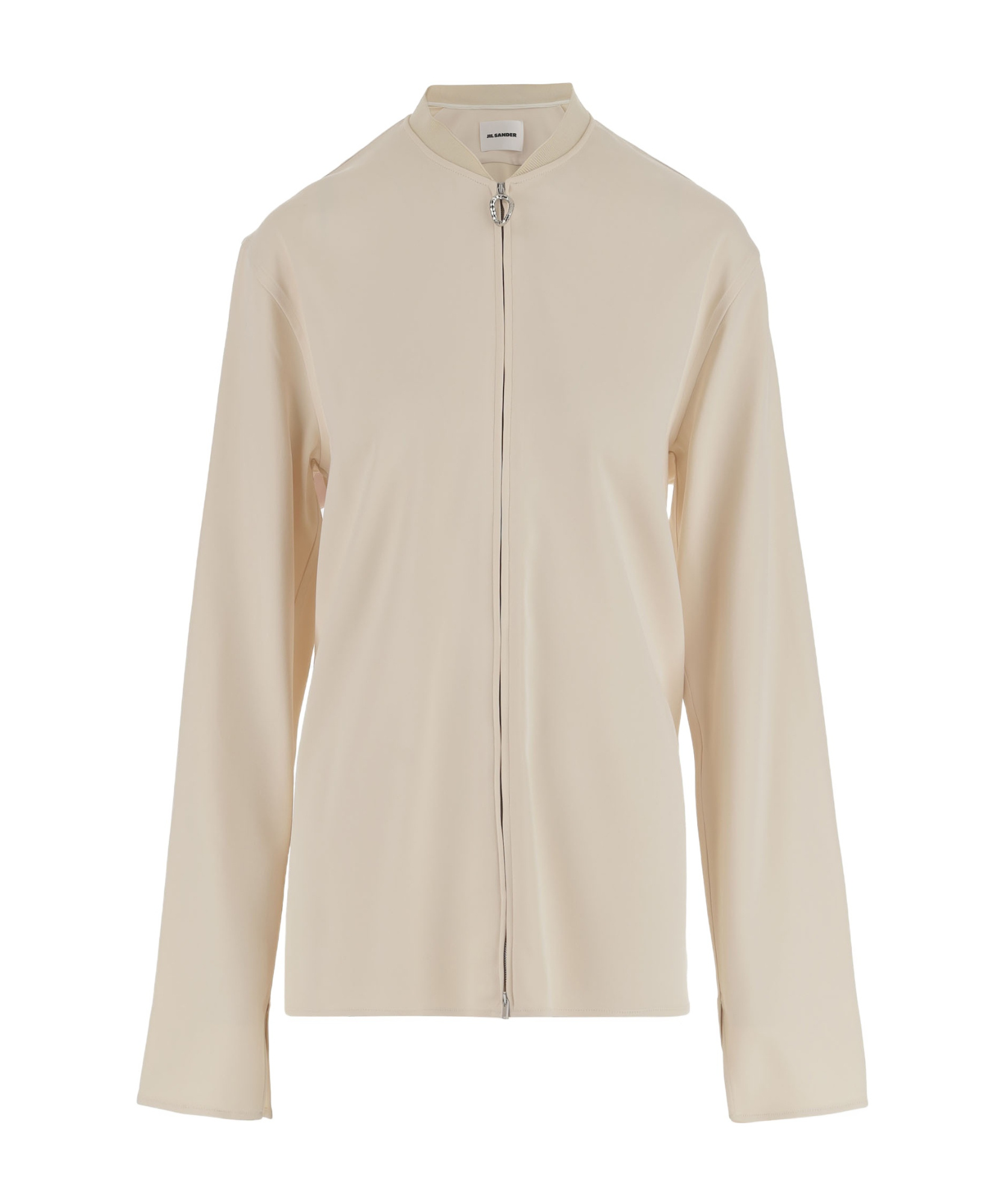 Shop Jil Sander Zip-up Jacket In Nude