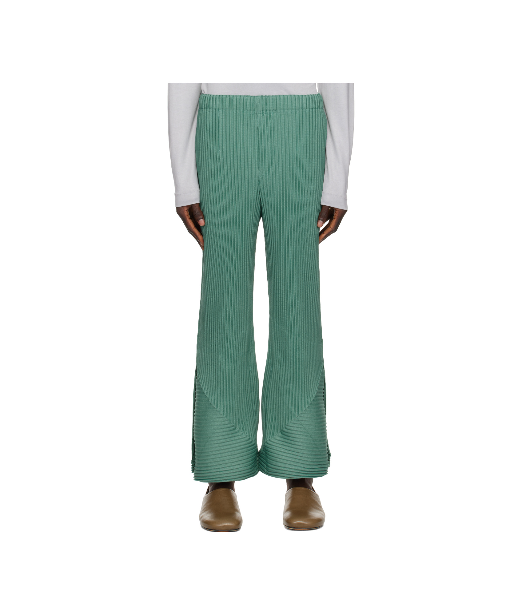ISSEY MIYAKE PLEATED CASUAL PANTS