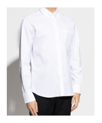 Ferragamo Long Sleeve Shirt In White