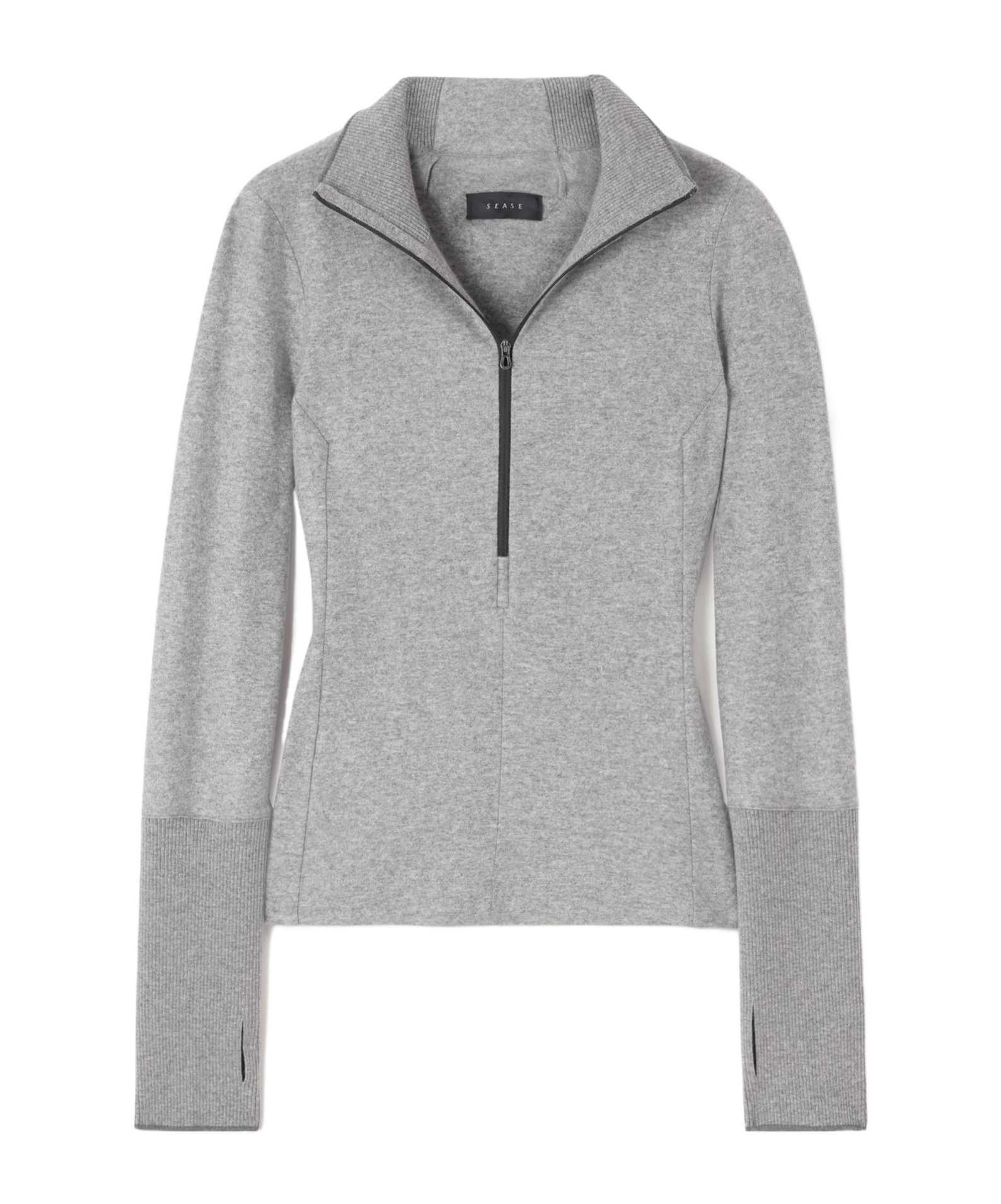 Sease Ariel Fleece Ski Top In Gray