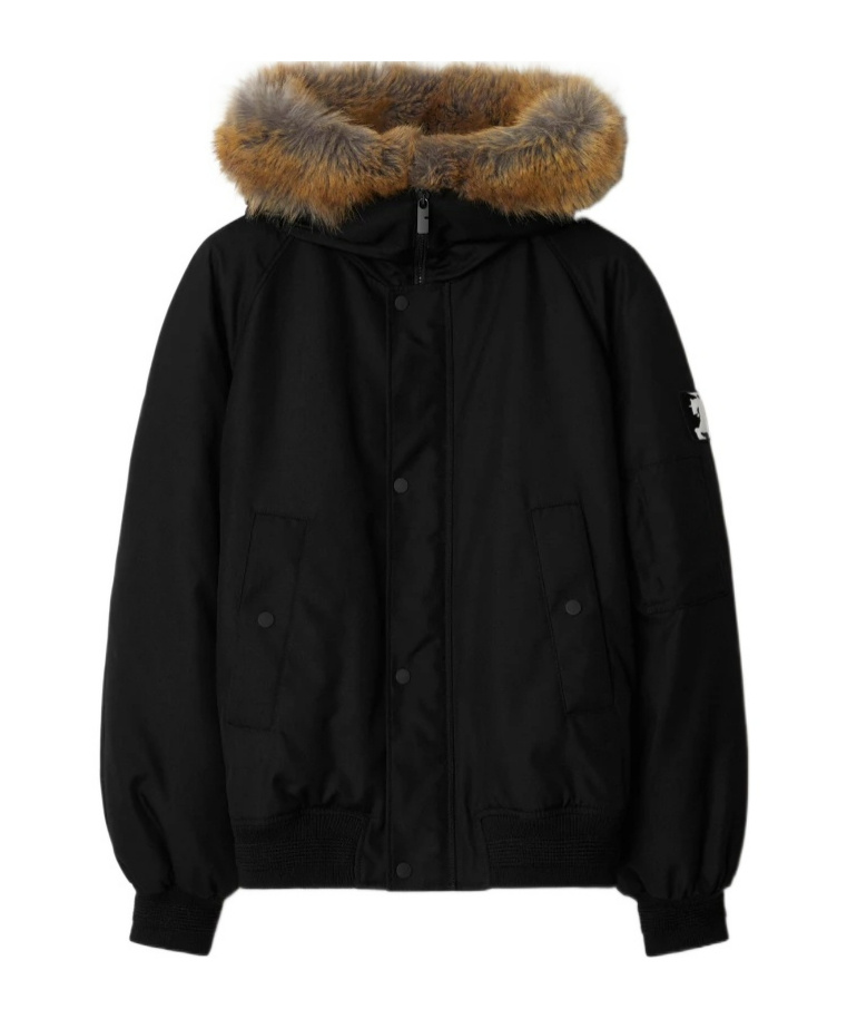 Burberry Ekd Padded Jacket In Black