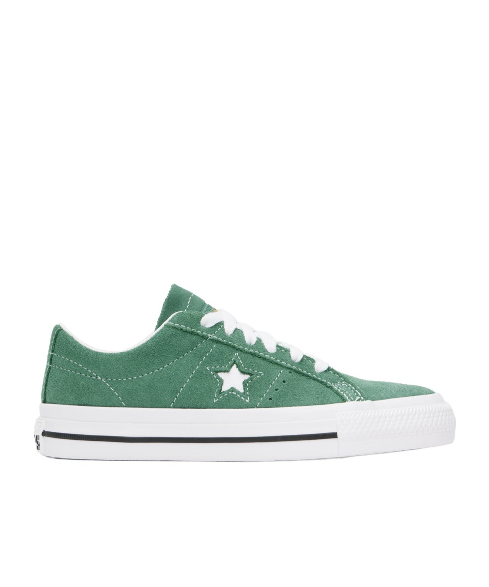 Converse Logo-lacing Low-cut Casual Shoes In Green