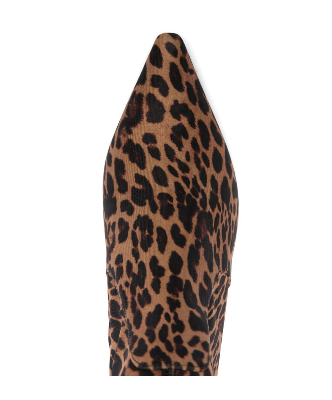 Stuart Weitzman Leopard-print Pointed-toe Boots In Brown