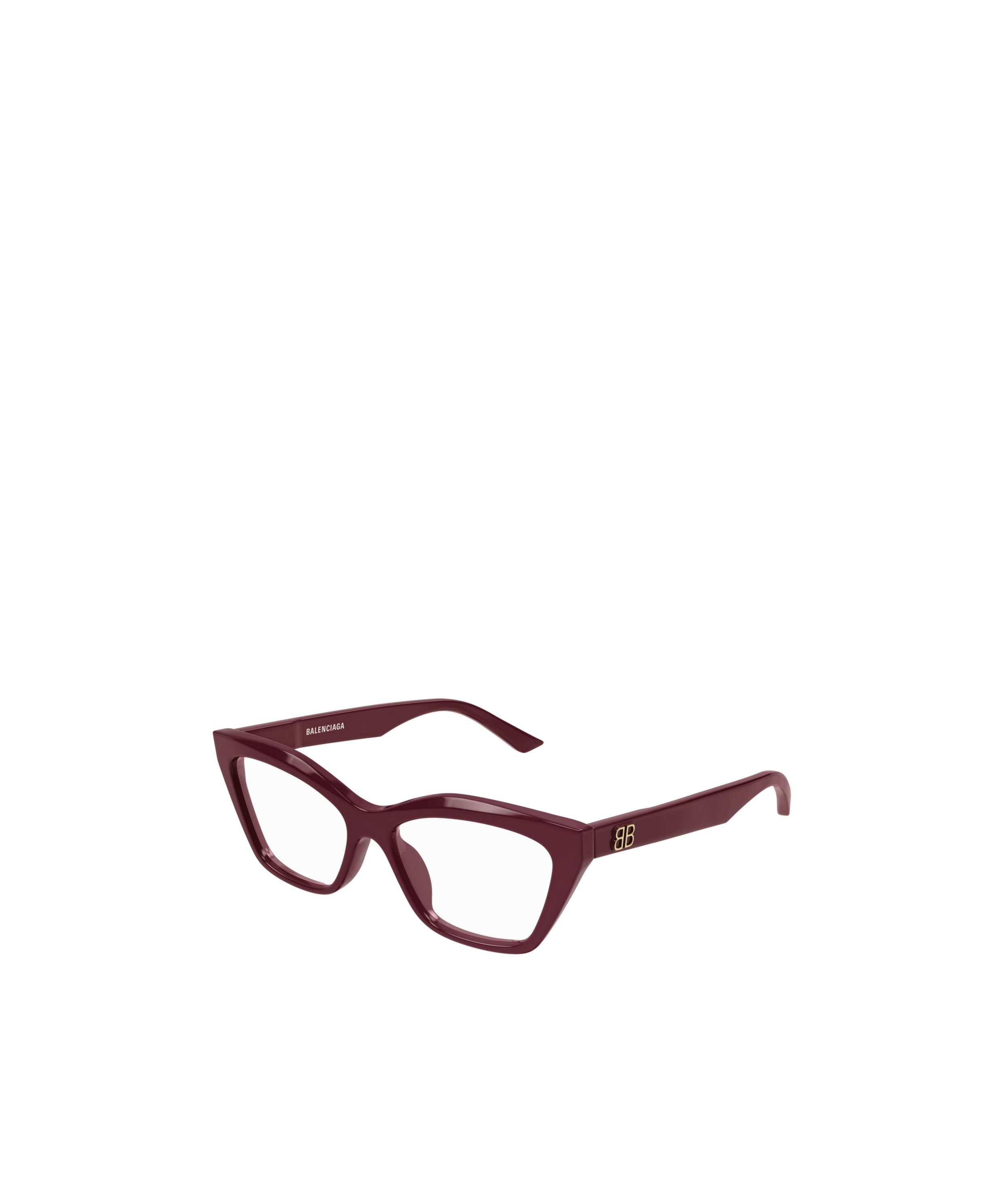Balenciaga Geometrically Framed Flat Mirror In Red