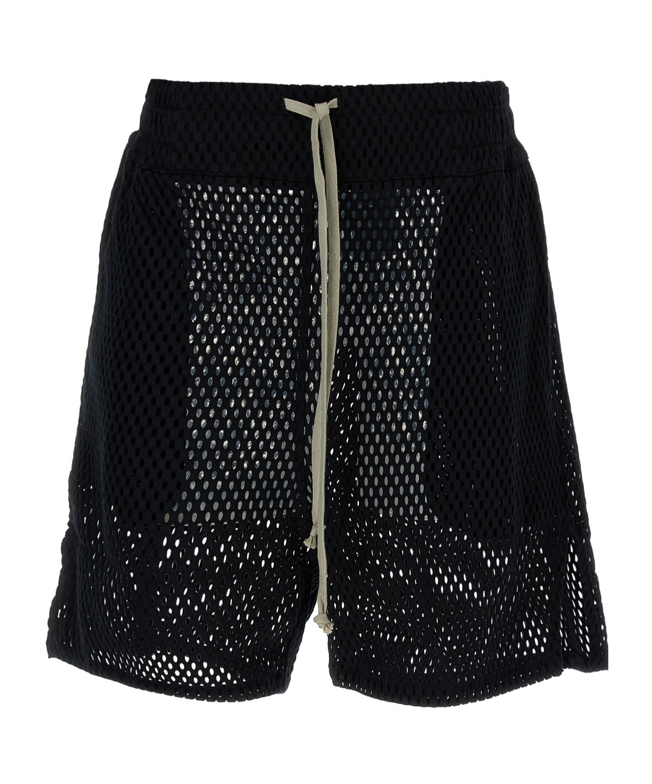 Rick Owens Champion Bermuda Mesh Waistband In Black