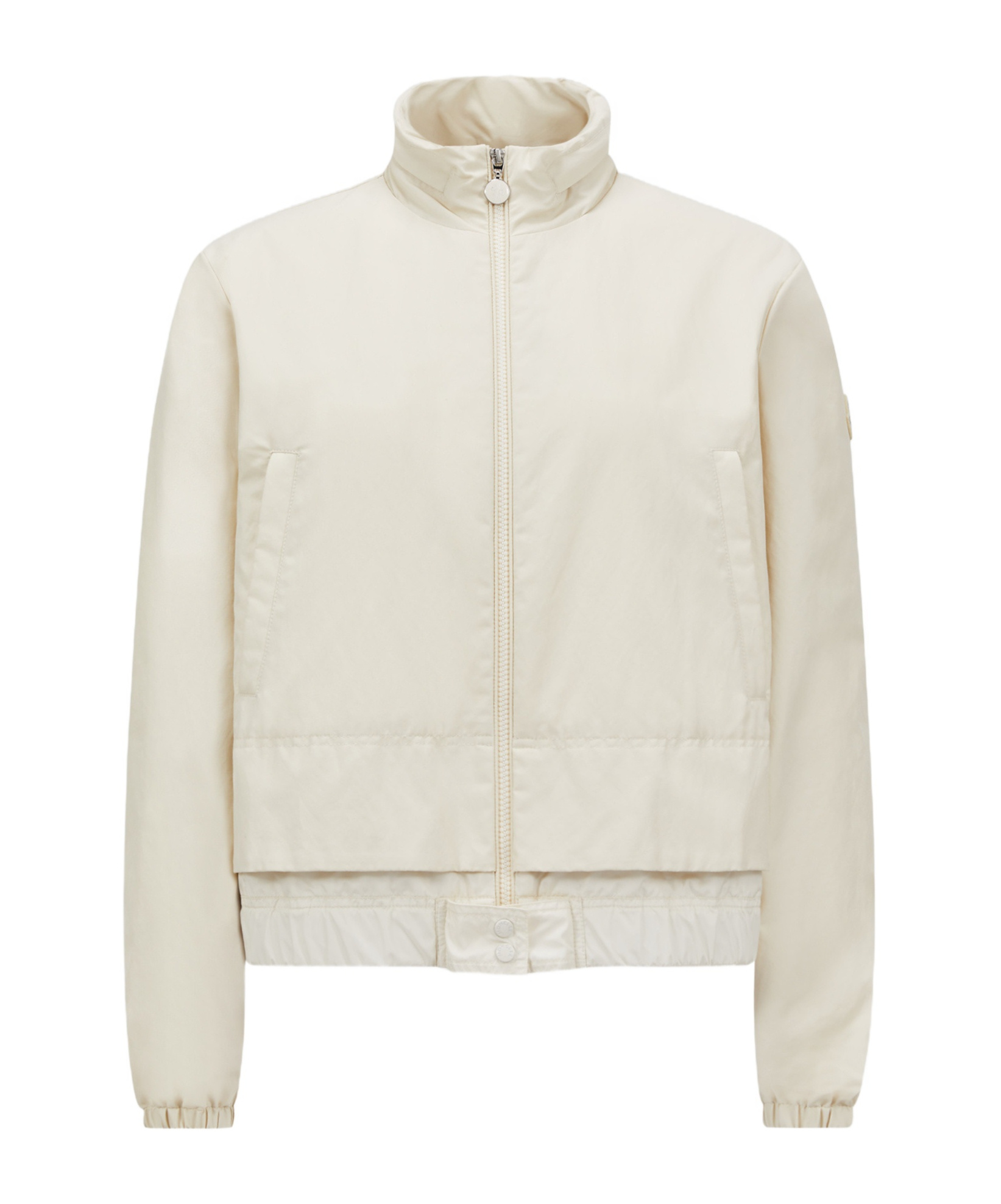 Moncler Long-sleeved Down Jacket In White