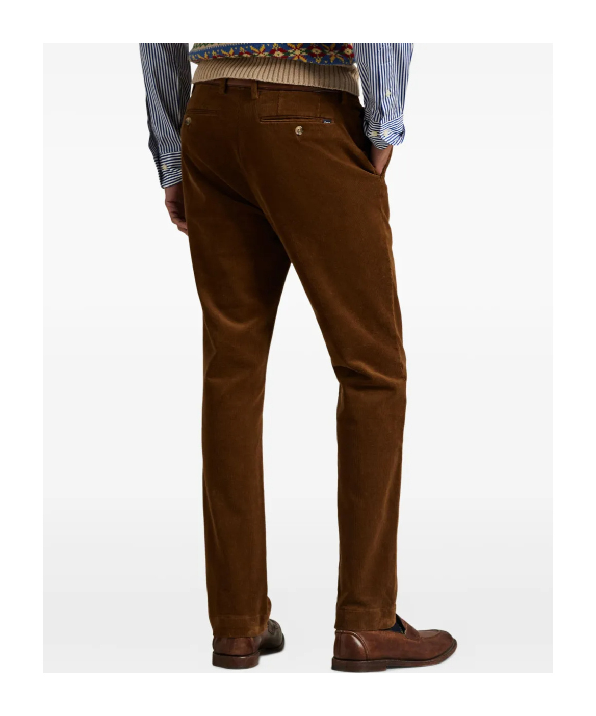 Polo Ralph Lauren Andover Slim Fit Stretch Corduroy Pants In Brown